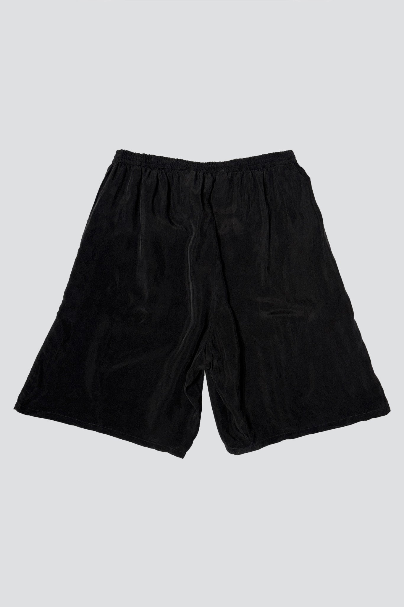 No.259 Black Cupro Short Trousers