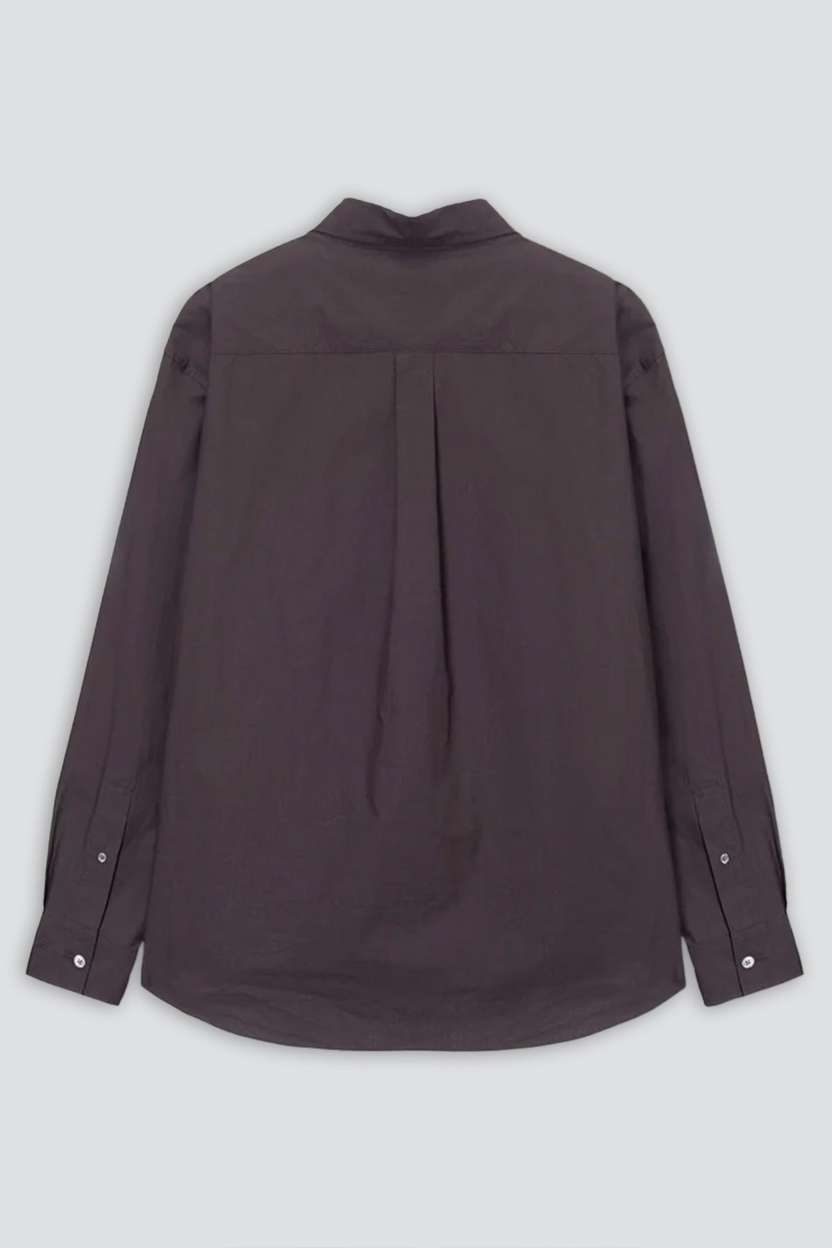 Dark Brown Cotton Shirt