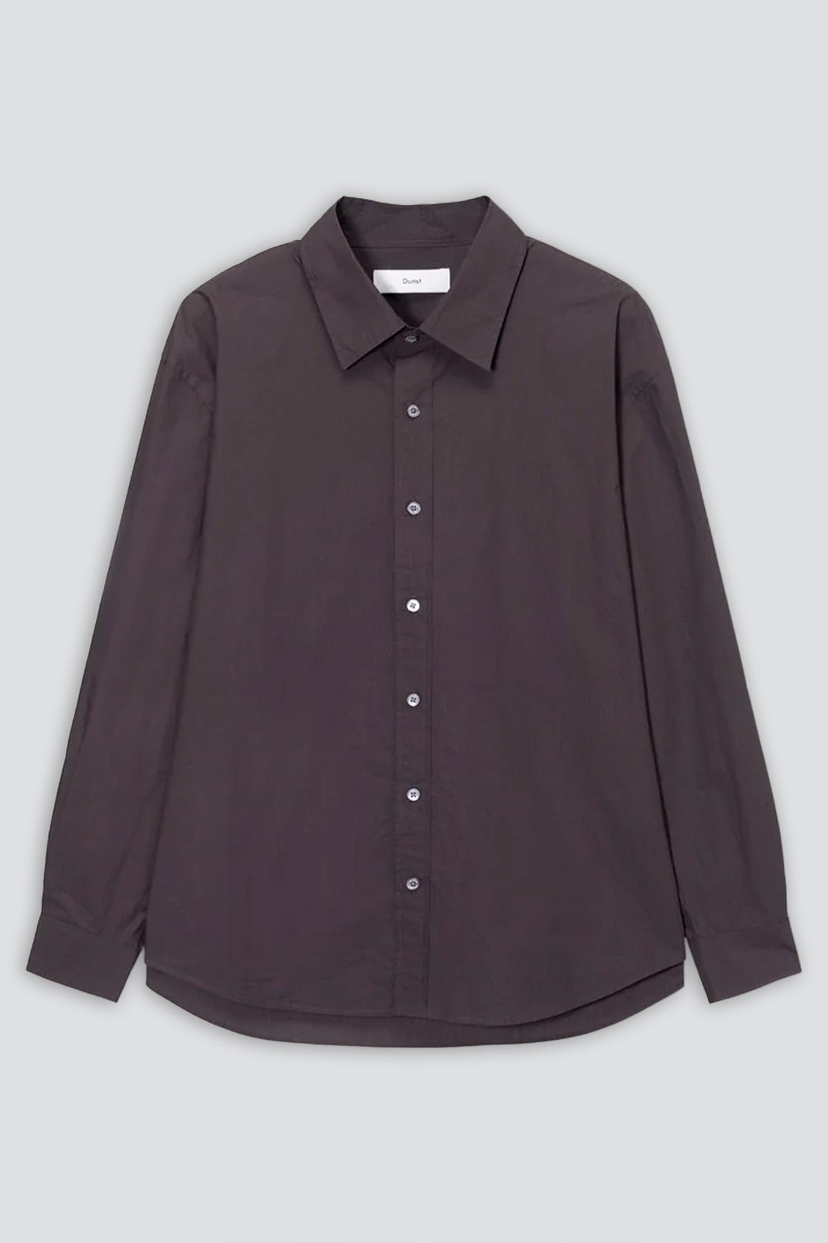 Dark Brown Cotton Shirt