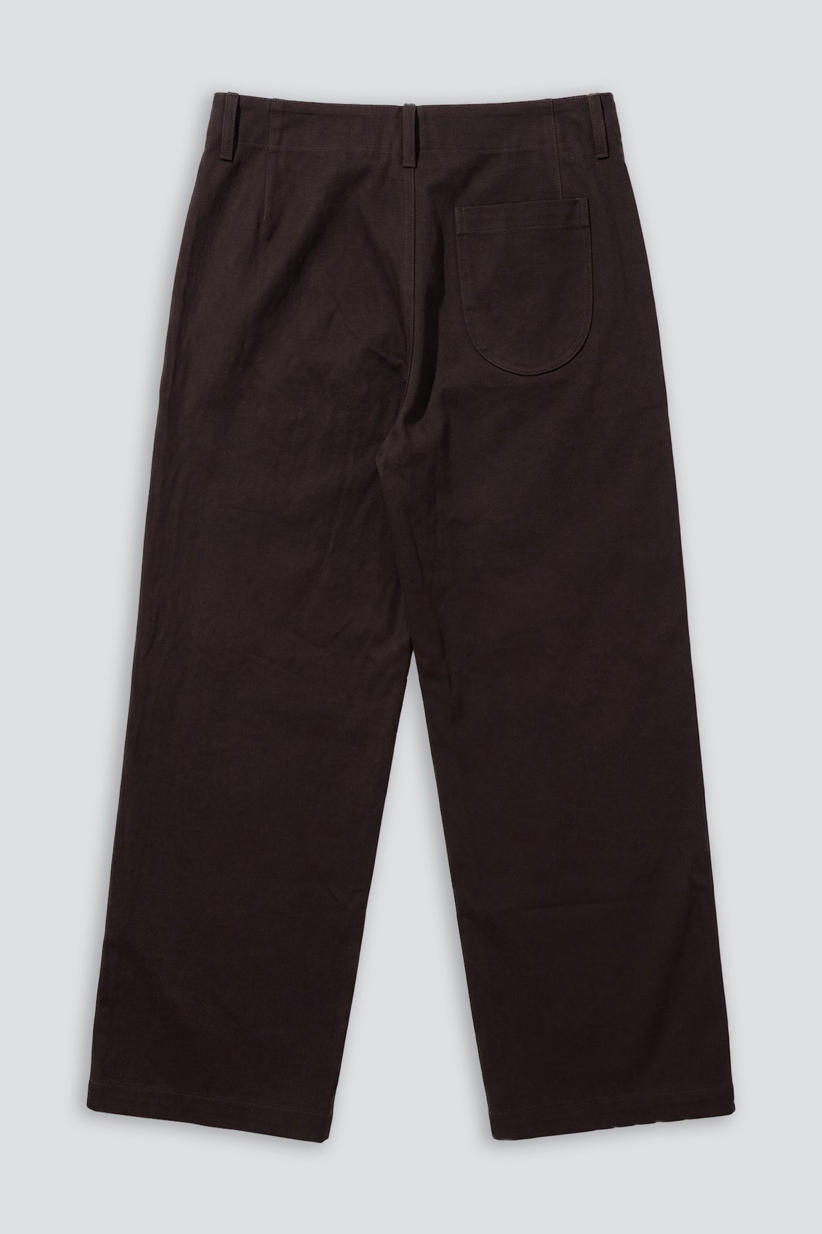 Dark Brown Twill Full Pant