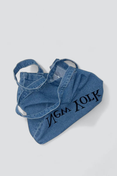 ◆送料・関税無料◆Assembly NY ロゴ入りオリジナルトートバッグ DenimNewYorkLogoToteBag02-