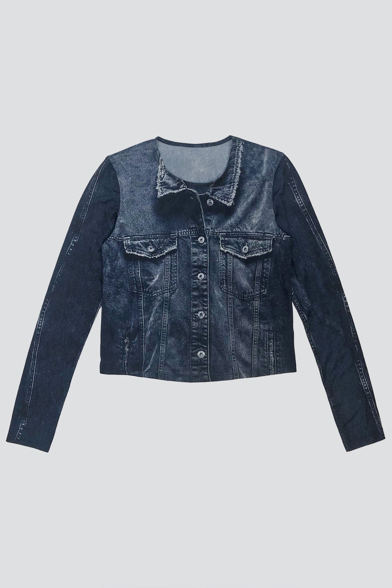 Denim Print Longsleeve