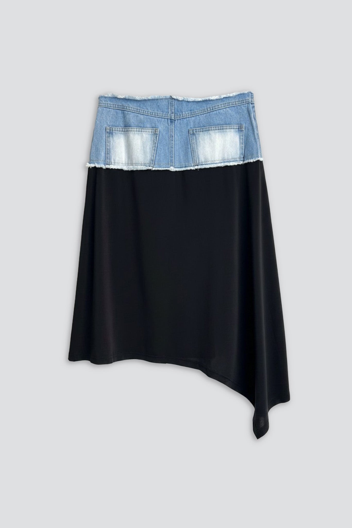 Denim Punchline Skirt