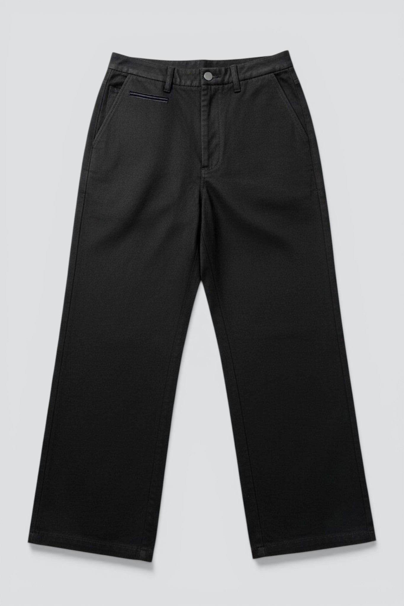 Black Denim Full Pant