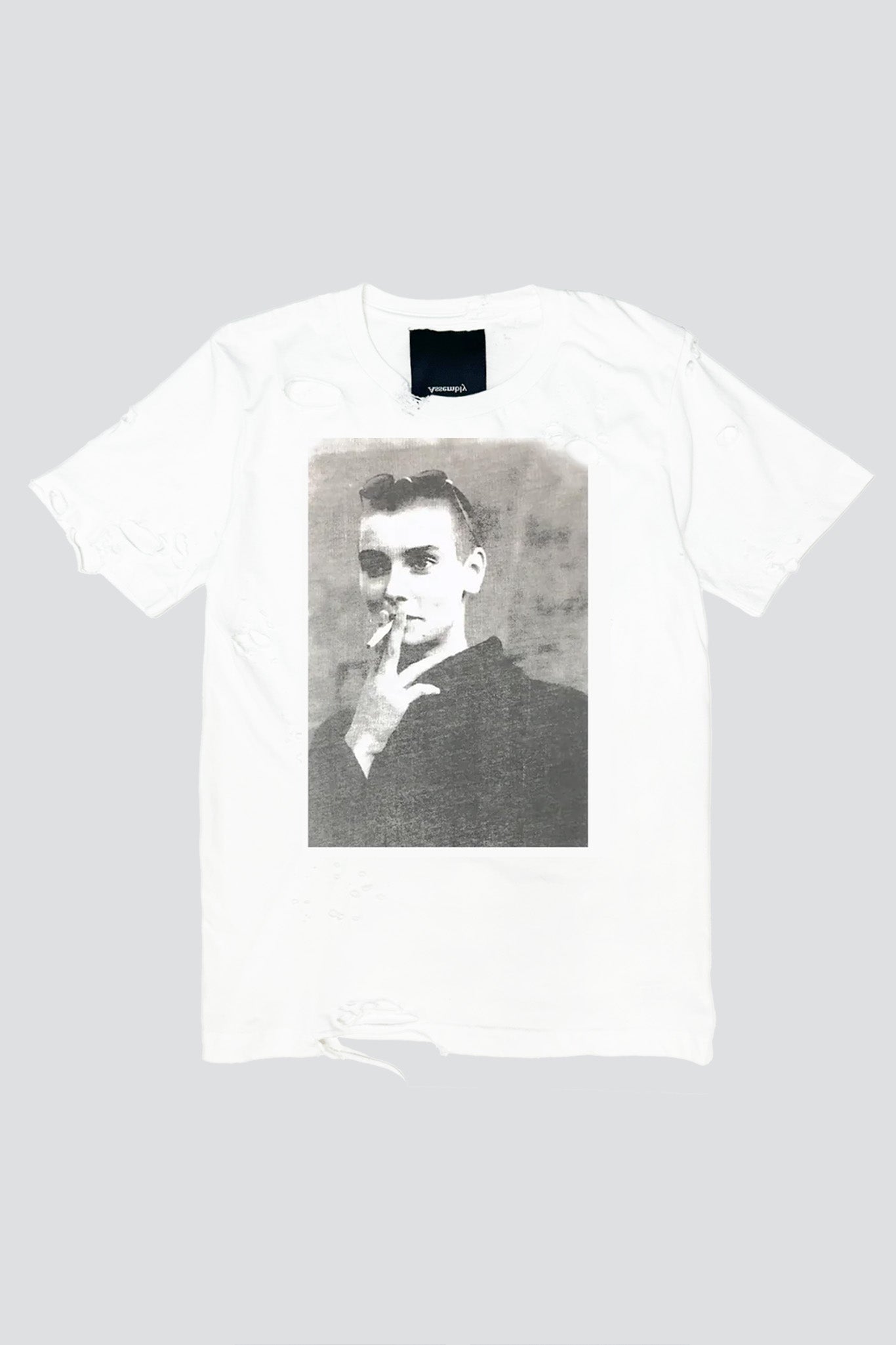 Distressed White Sinead T-Shirt