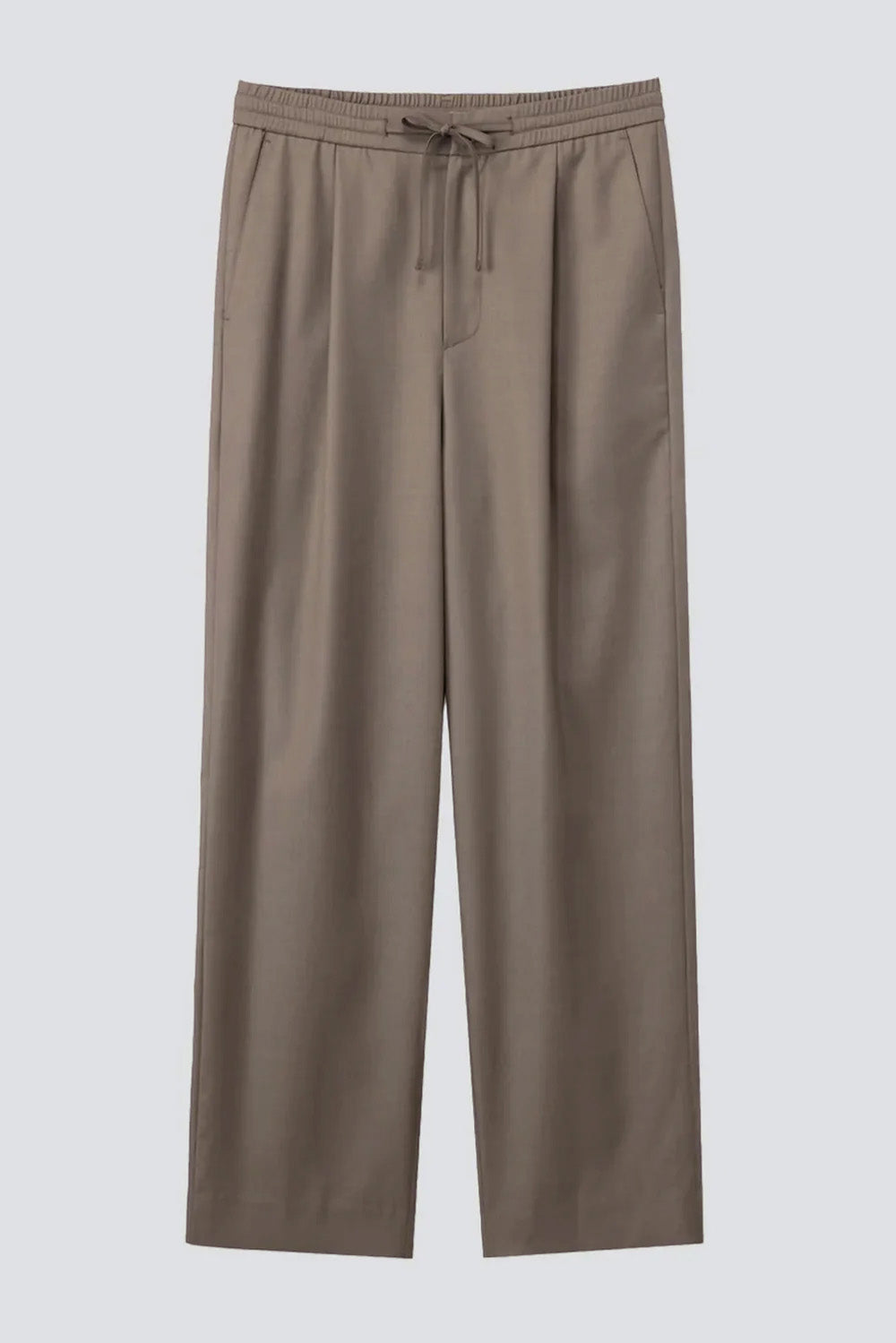 Khaki Lounge Wool Slacks