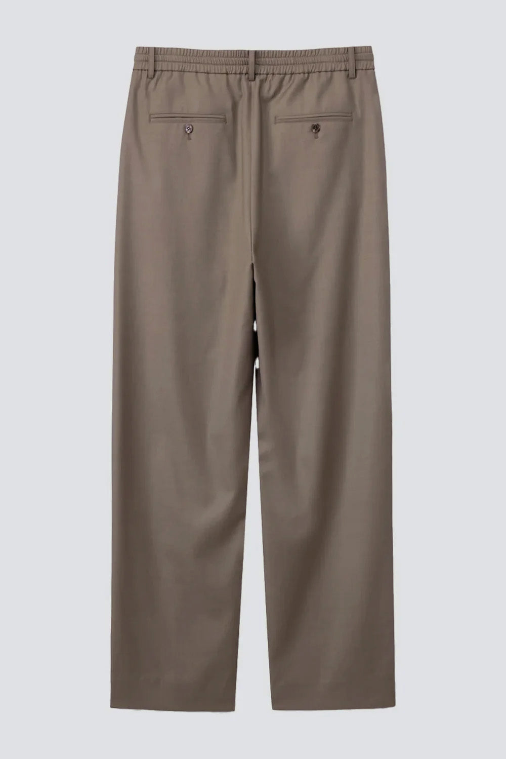 Khaki Lounge Wool Slacks