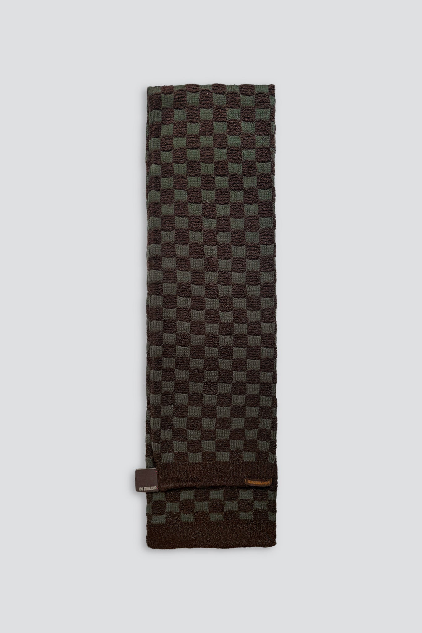 Earth Checkered Chessmess Scarf