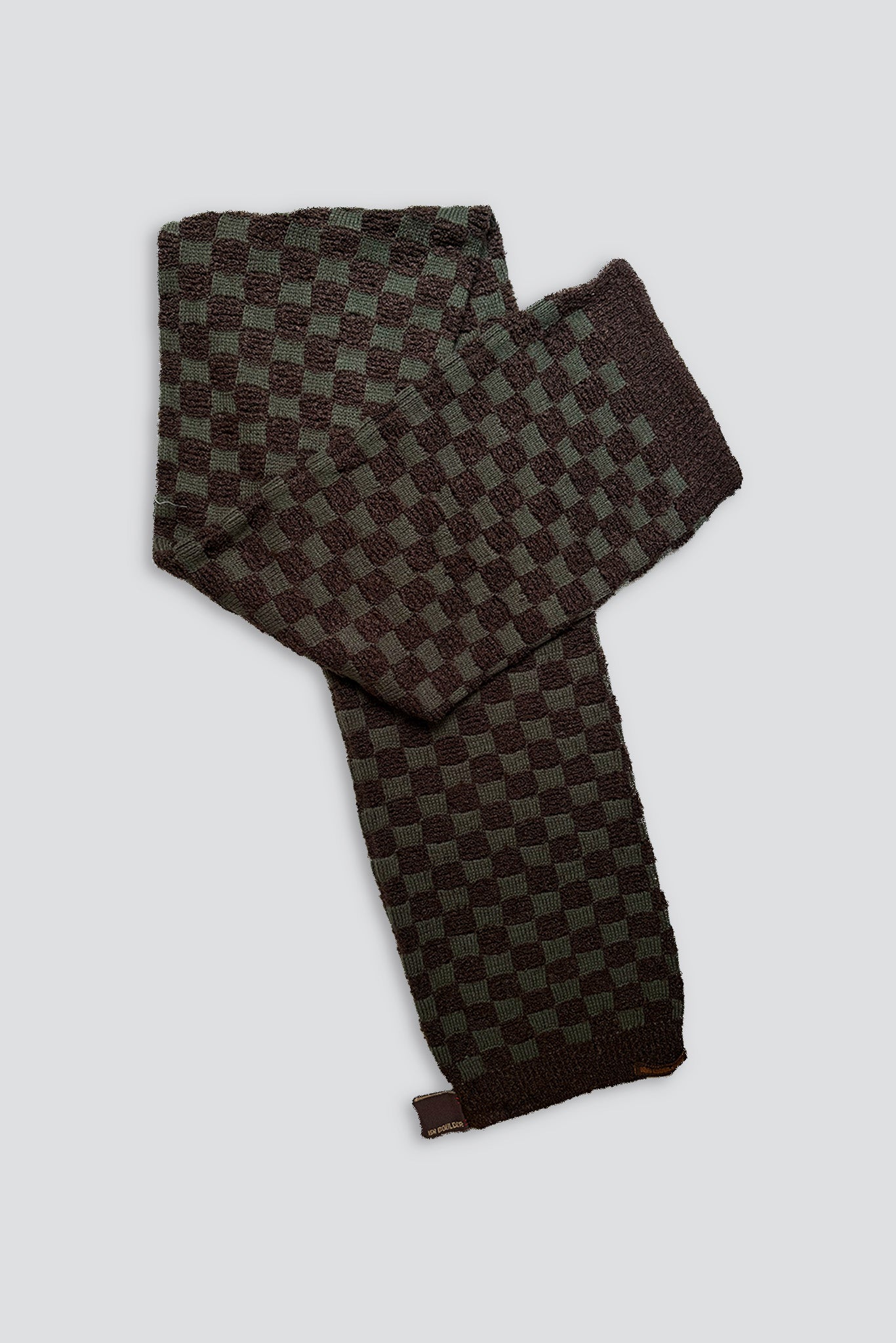 Earth Checkered Chessmess Scarf