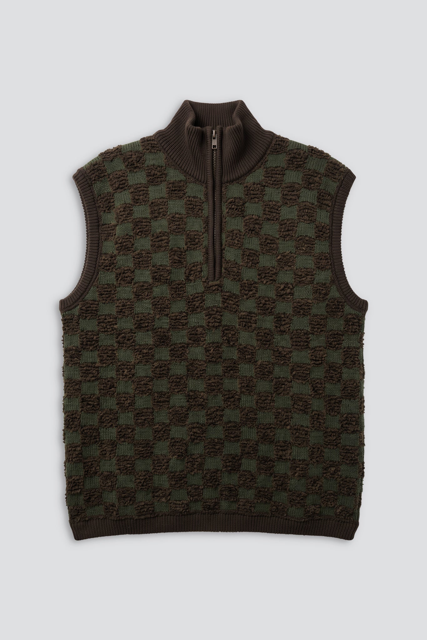 Earth Checkered Chessmess Vest