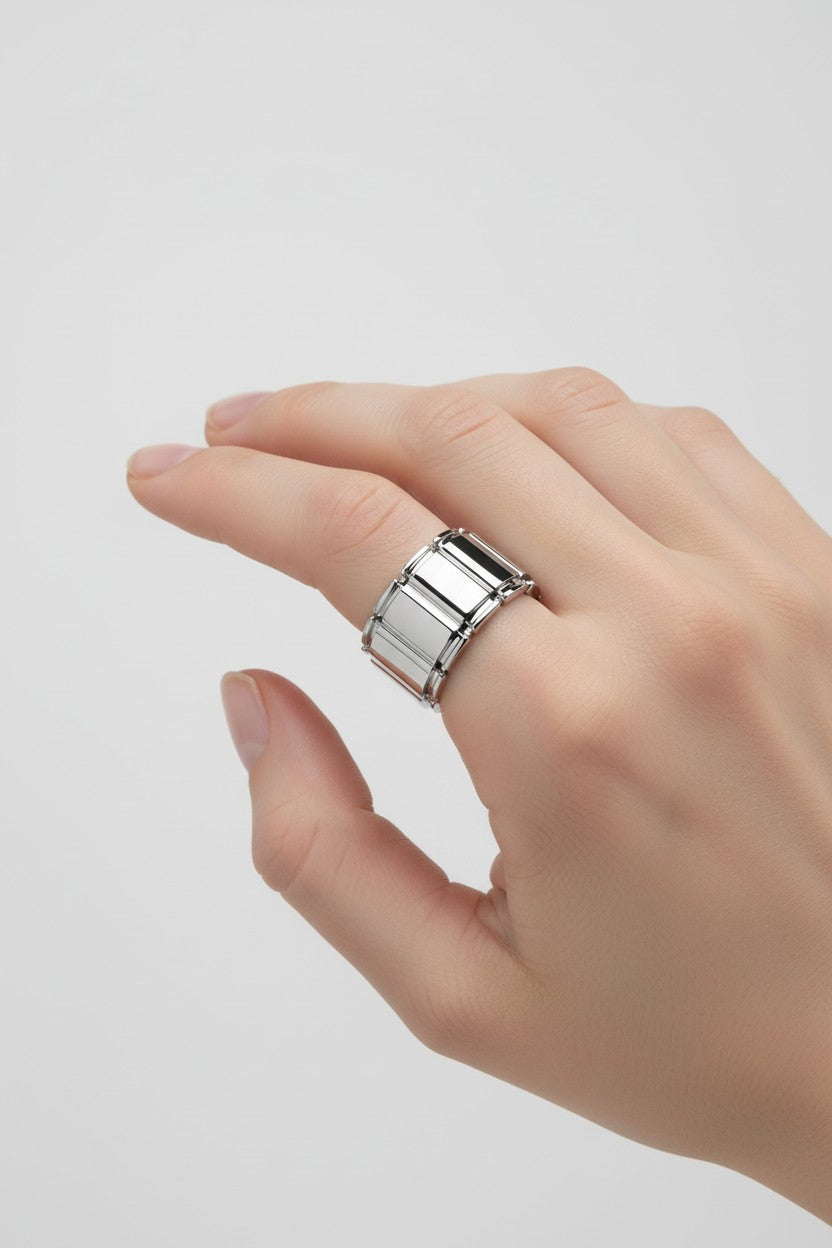 Silver RI-606 Ring