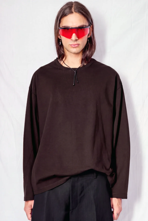 Brown Loose Long Sleeve