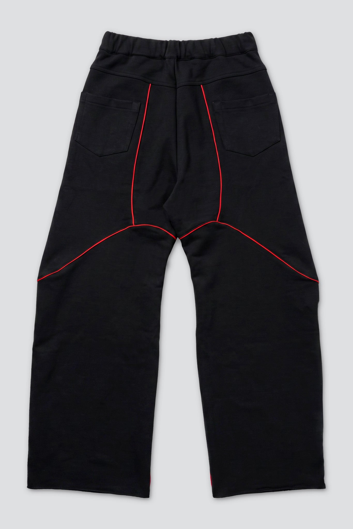 Black/Red Engineered Jogger
