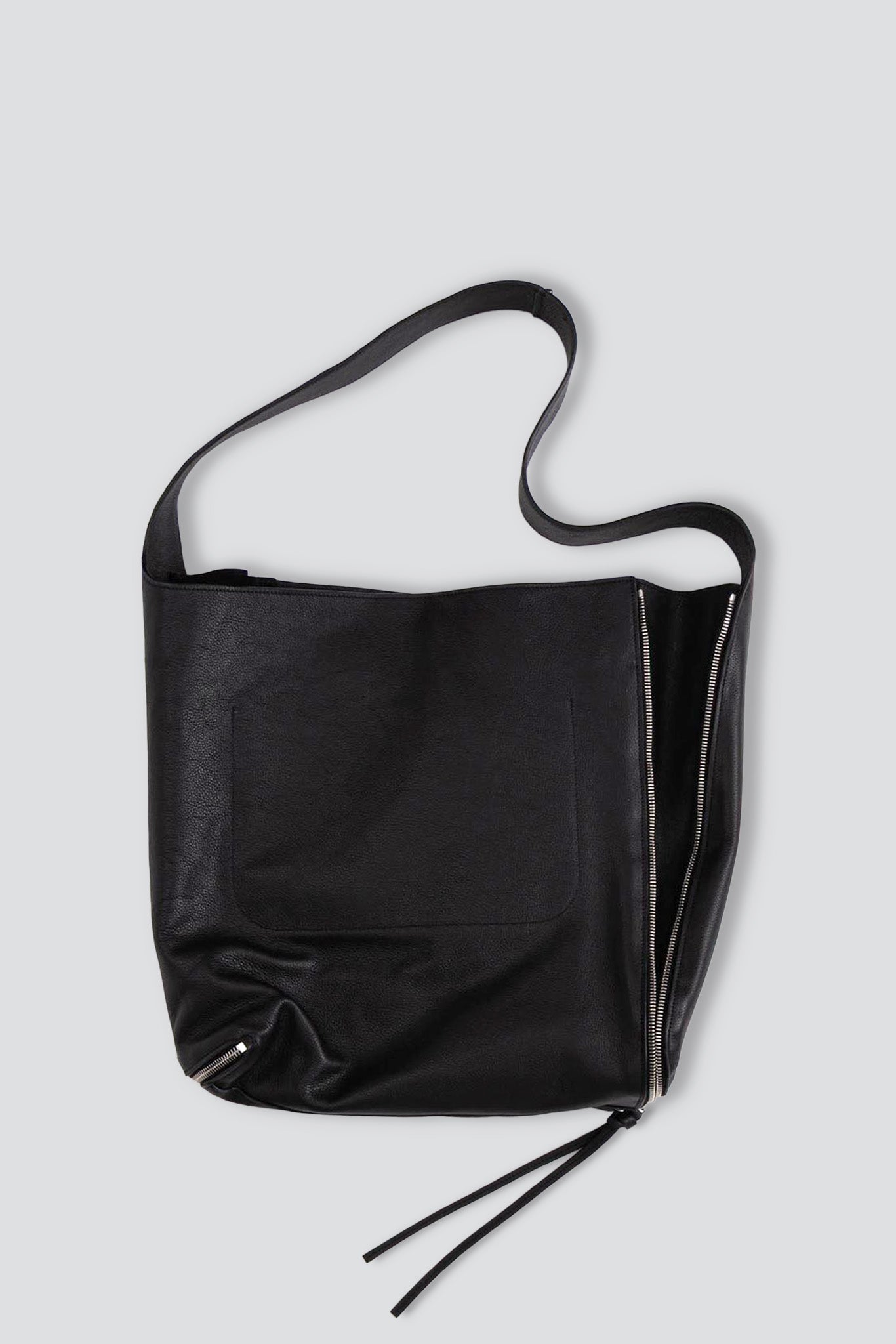 Black Perforation Expanding Bag