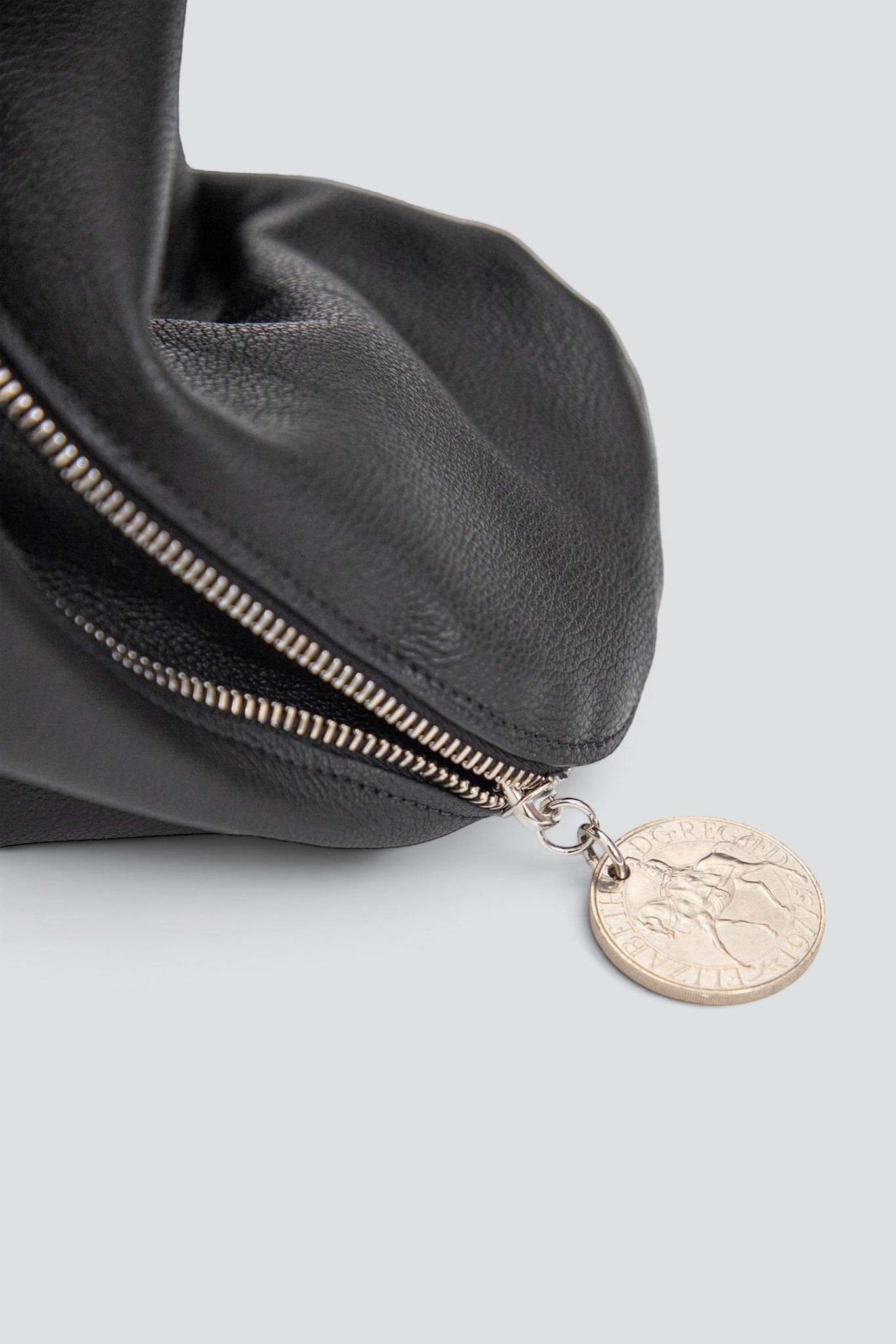 Black Perforation Expanding Bag