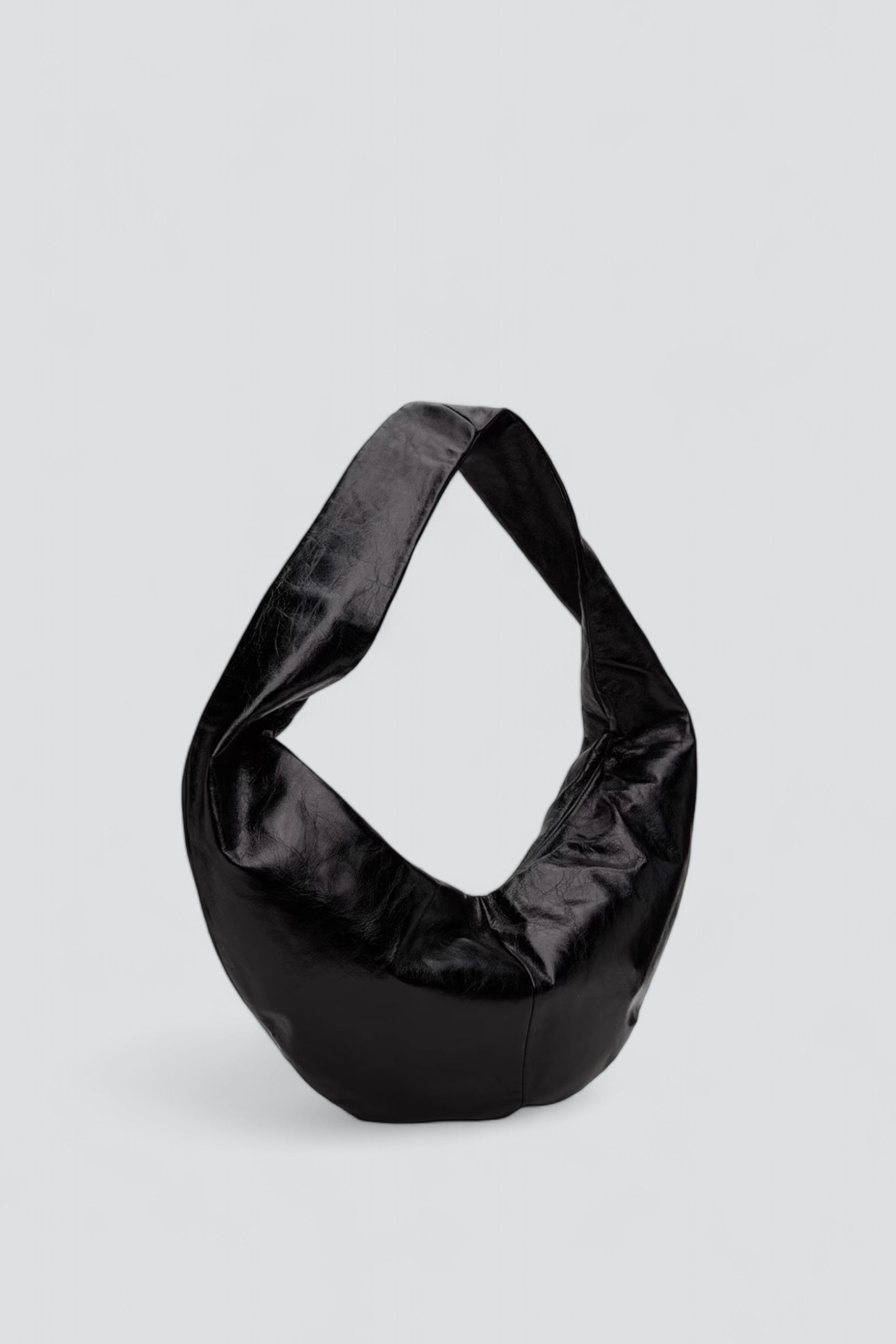 バッグ Glogang Shoulder Bag No.250 Black Leather Crossed Bag - Gabriela Coll Garments