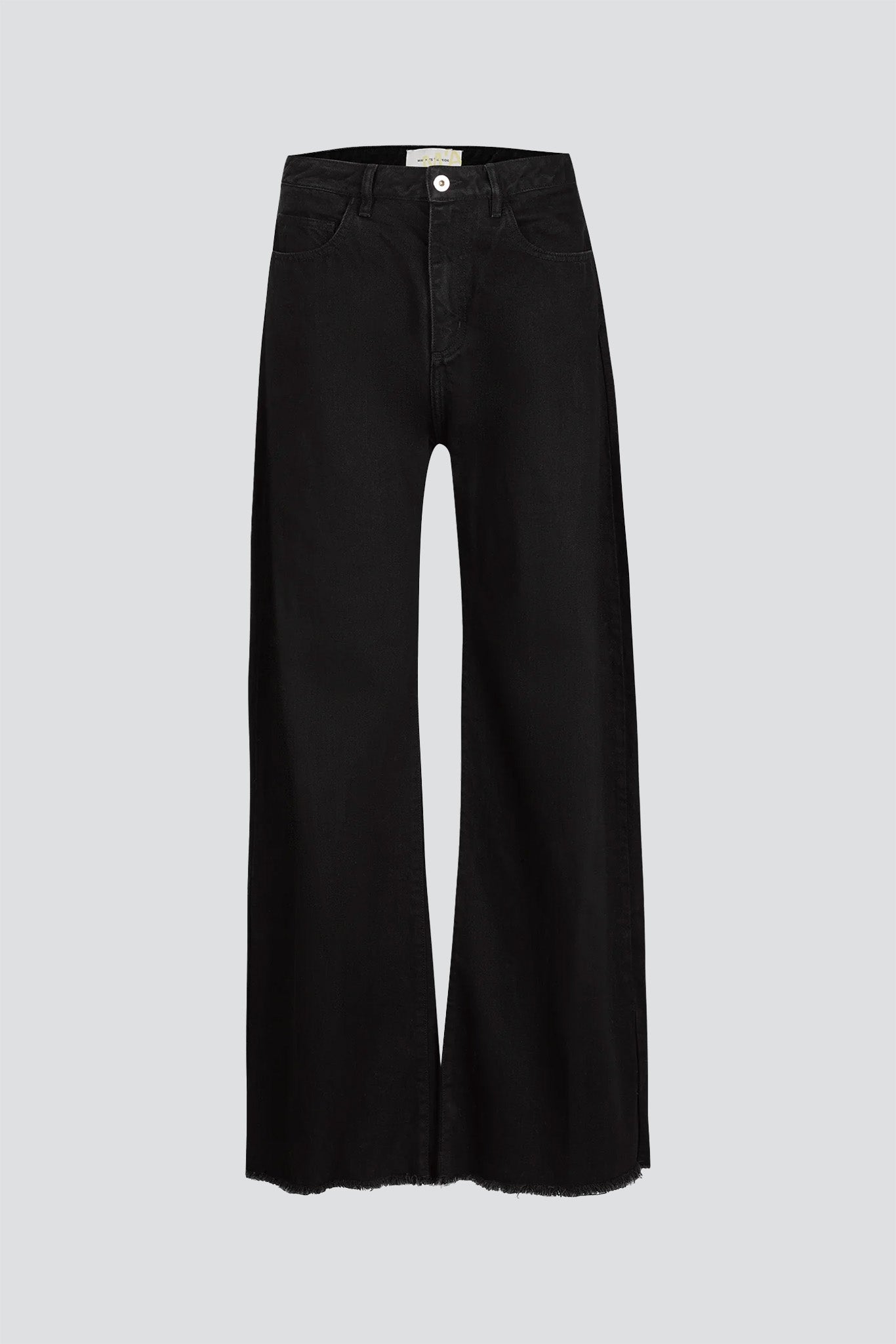 Black Drill Boyfriend Style Jeans