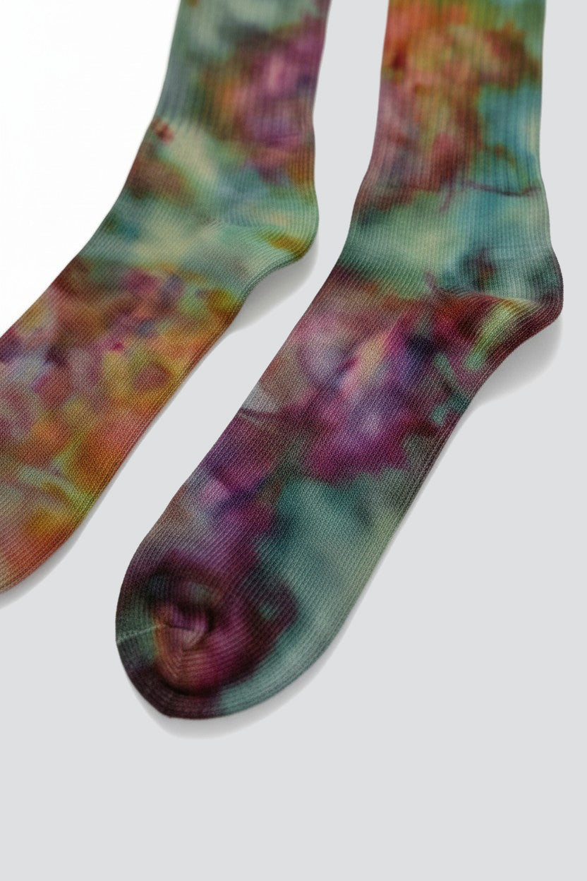 Bamboo Multi Tie Dye Sock