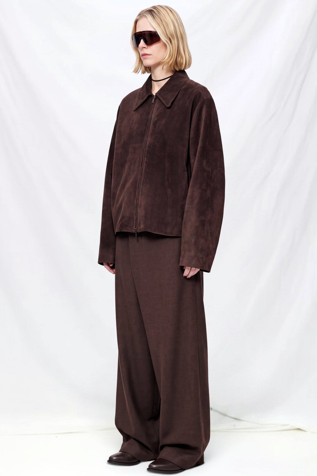 No.285 Brown Suede Pocket Jacket