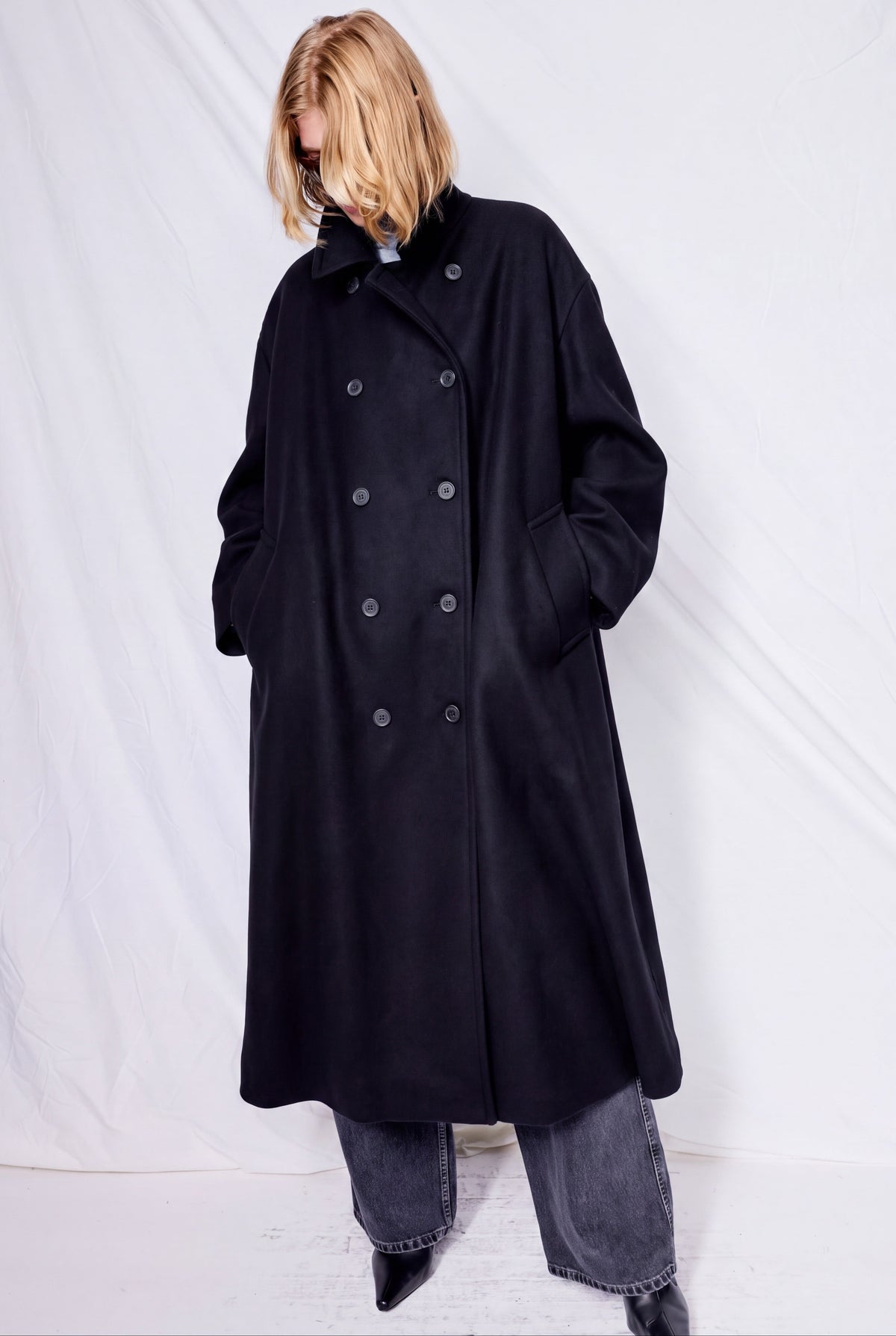 No.230 Loro Piana Heavy Wool Double Breasted Coat