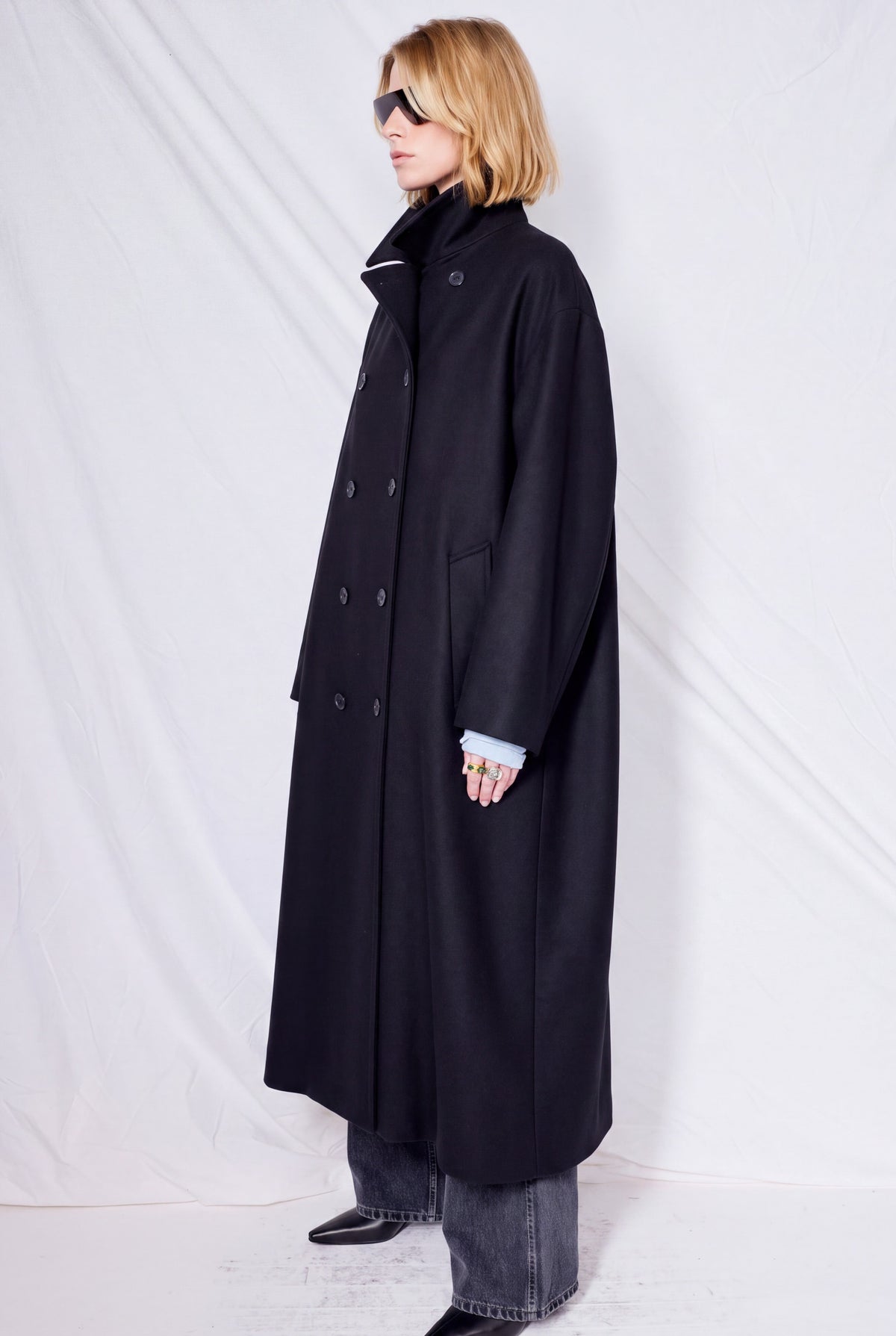 No.230 Loro Piana Heavy Wool Double Breasted Coat