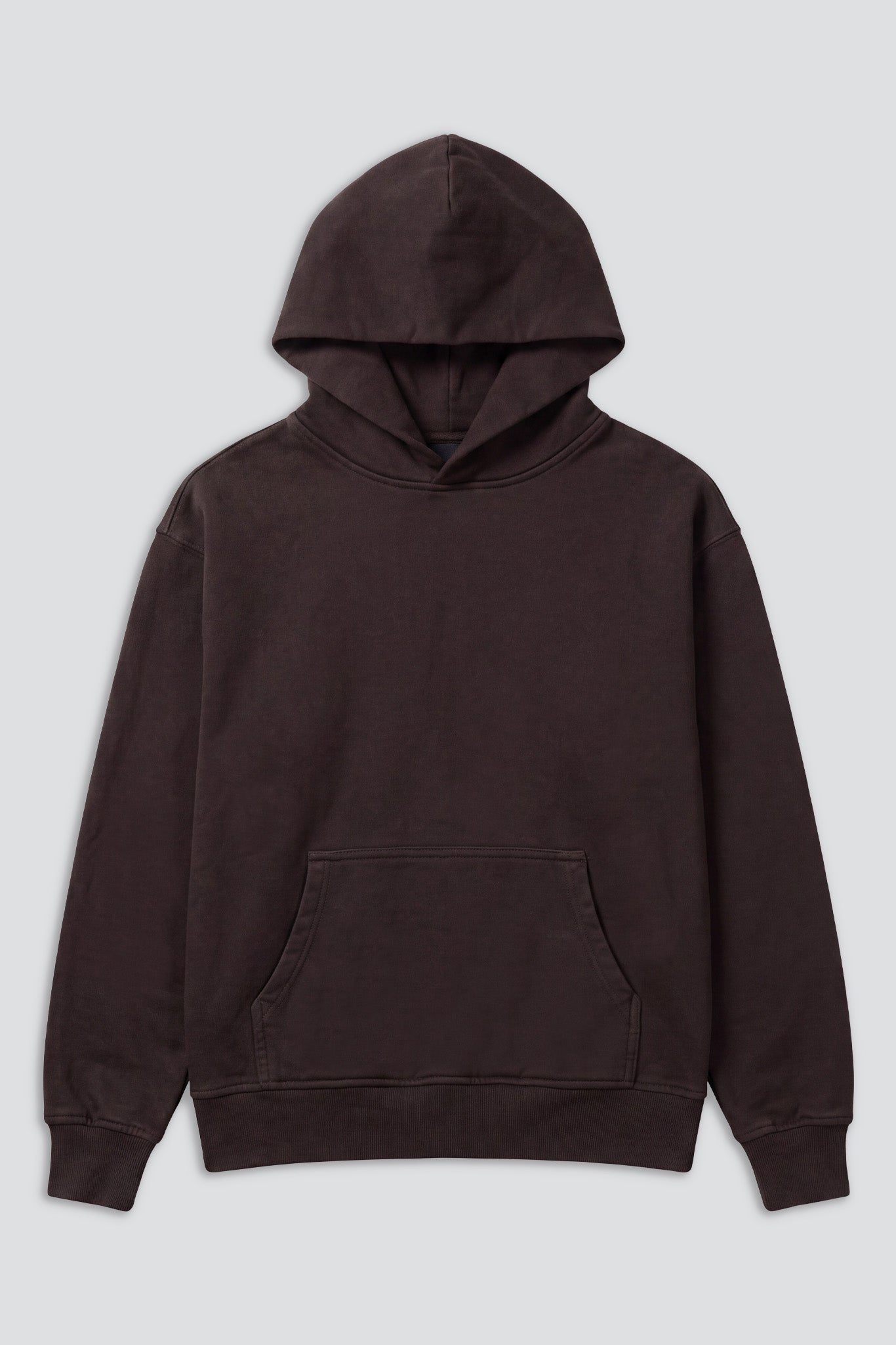 Garment Dyed Brown Hoodie