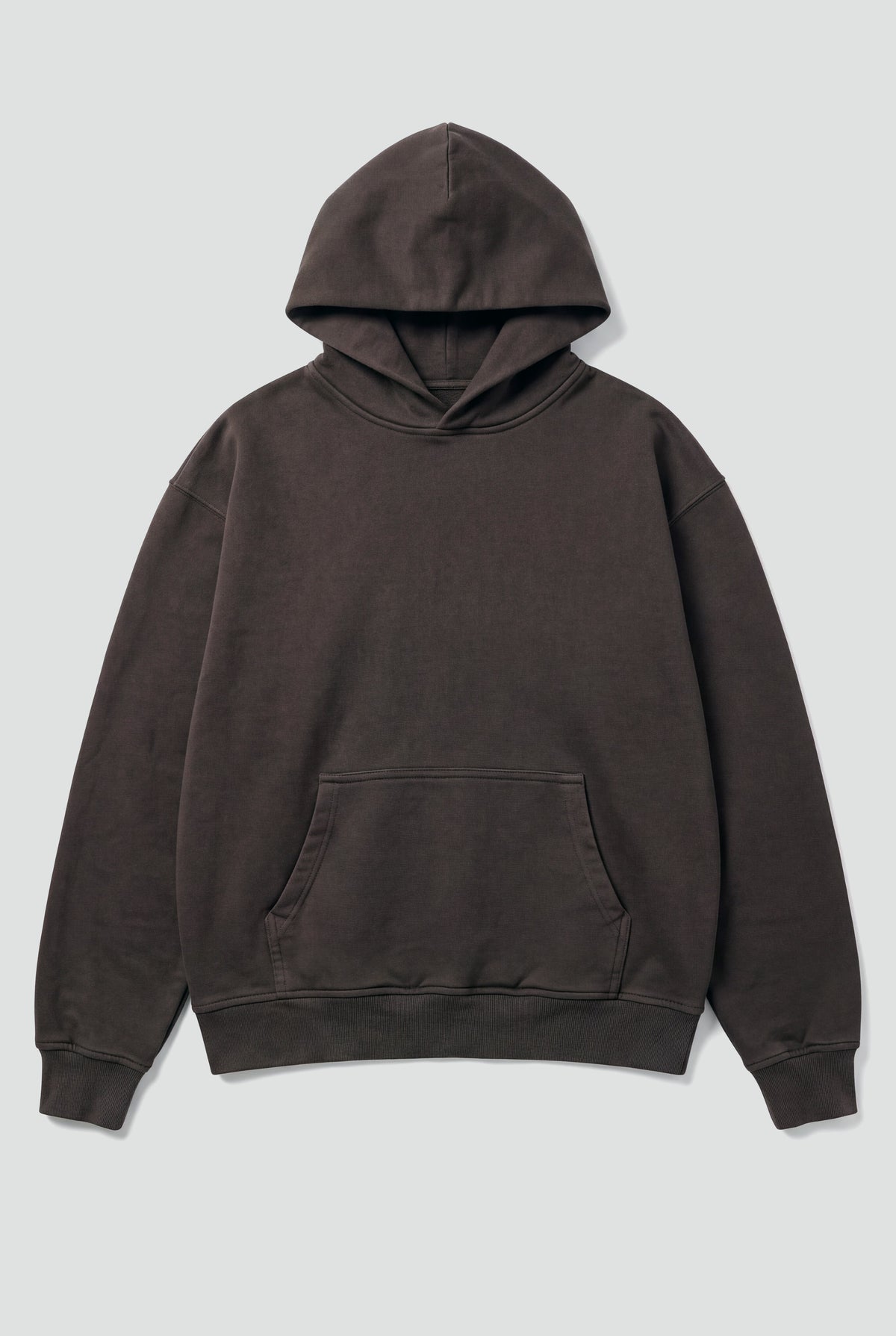 Garment Dyed Brown Hoodie