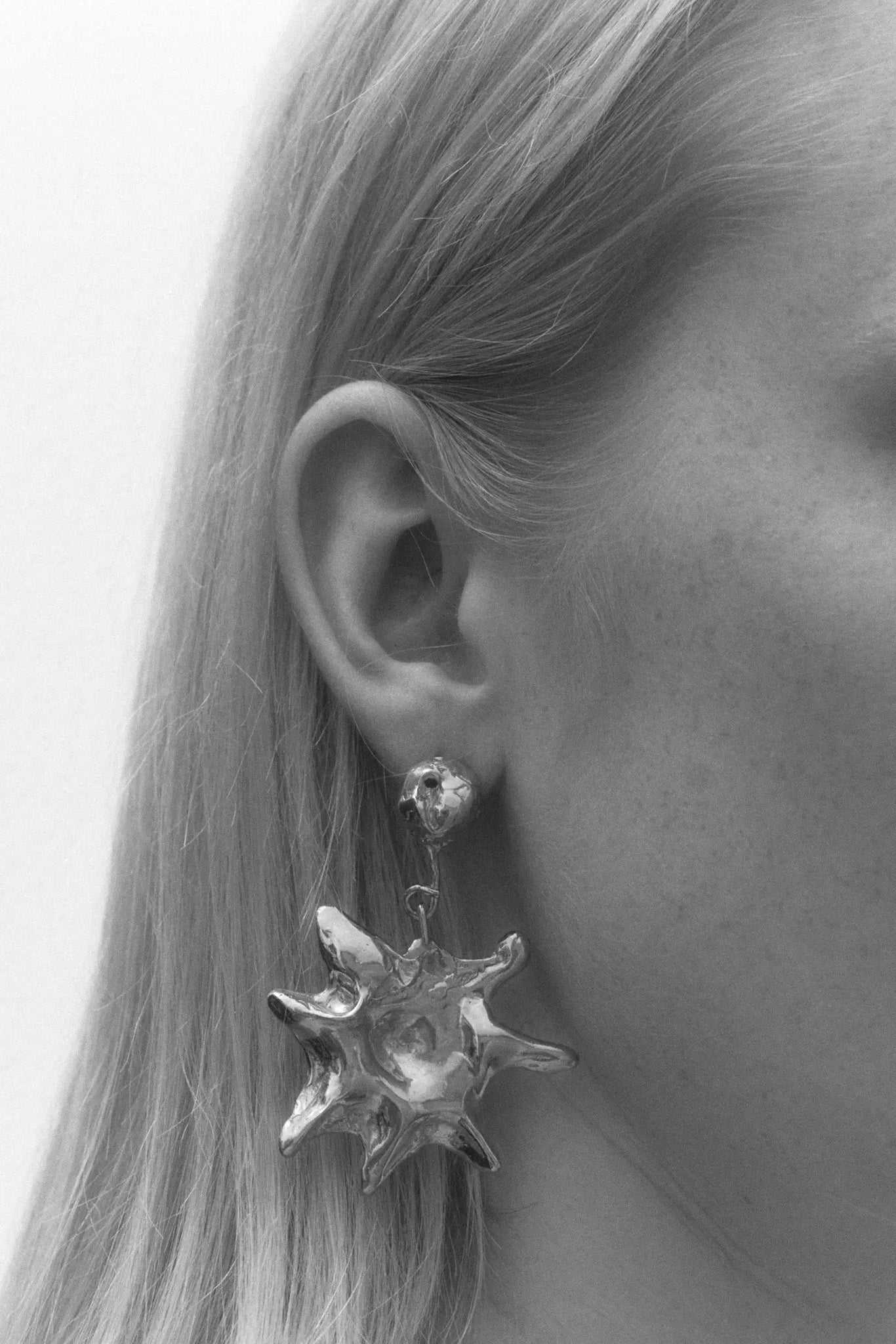 Gold Astro Earrings