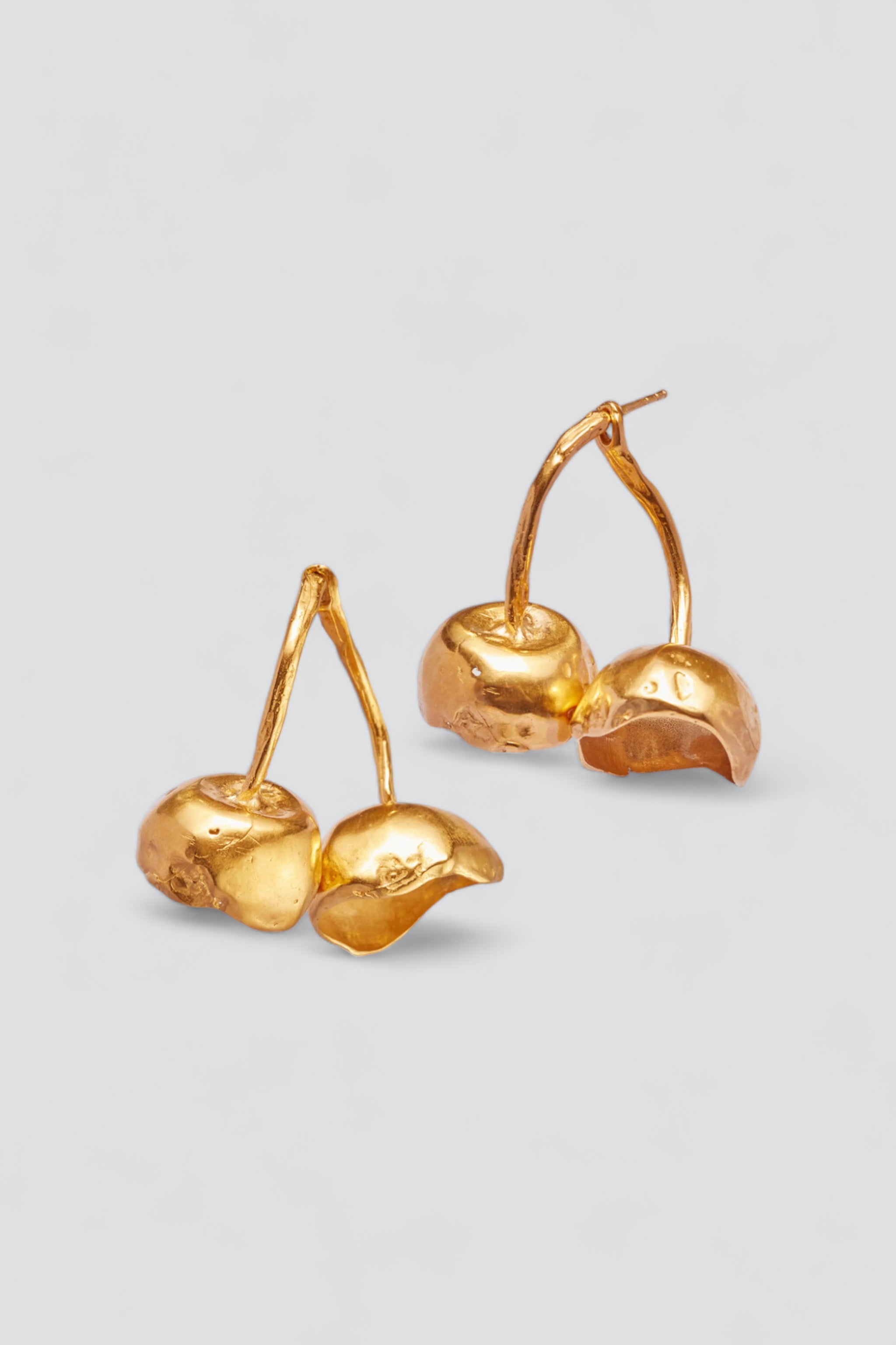 Gold Cerezas Earrings