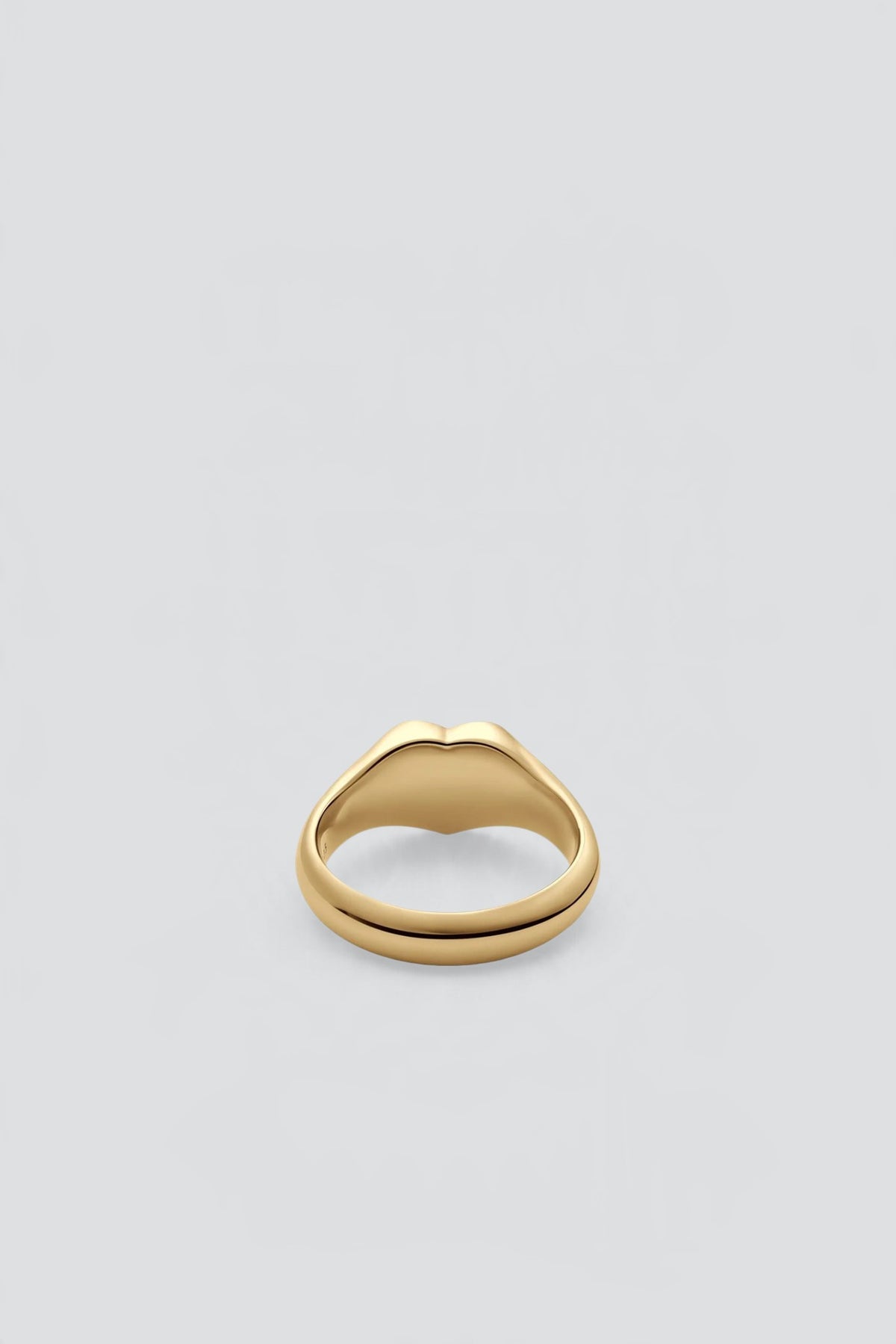 Gold Vermeil Heart Signet Ring