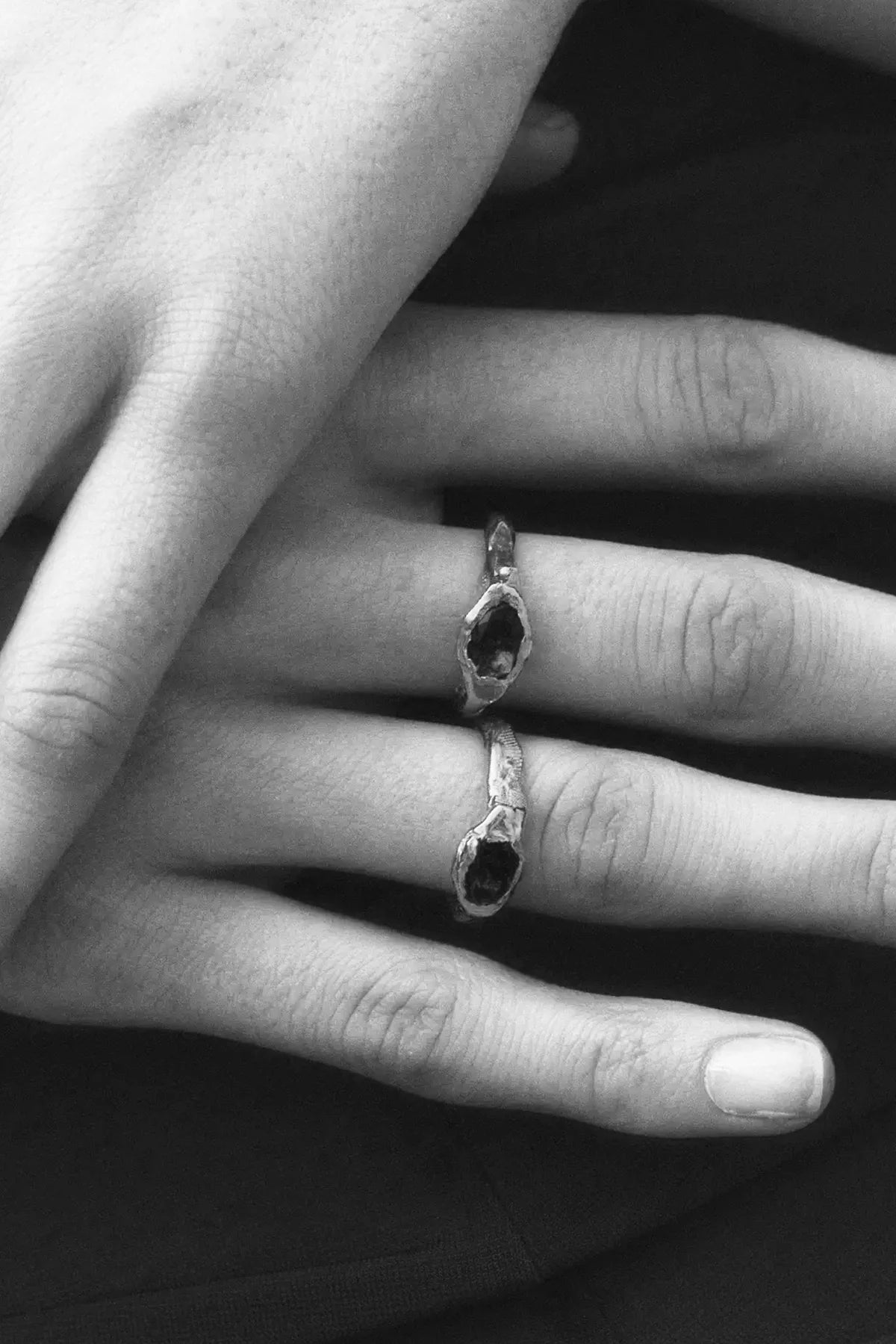 Silver/Blue Faro Formentor Ring