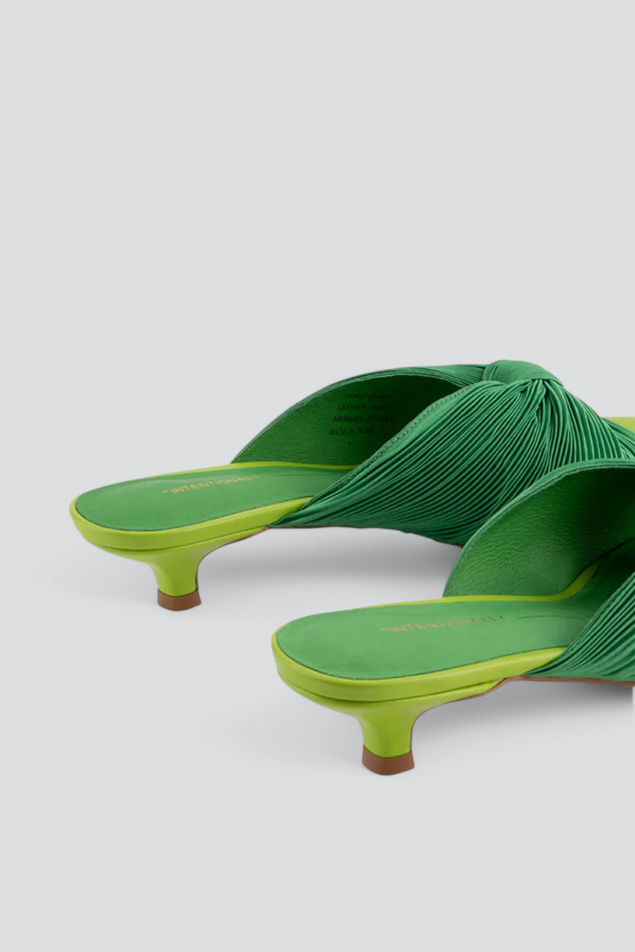Grass Curfew Kitten Heel