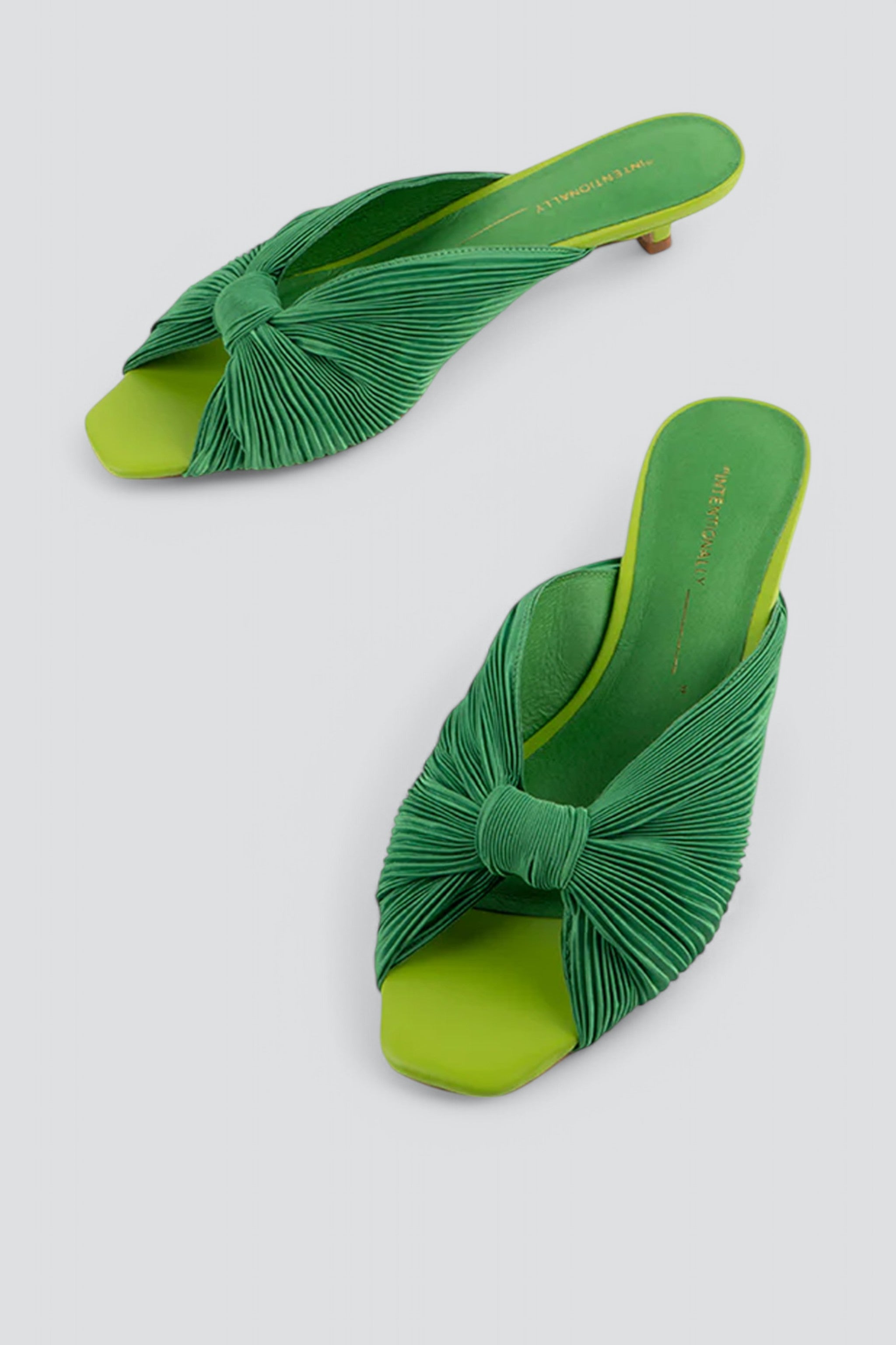Grass Curfew Kitten Heel
