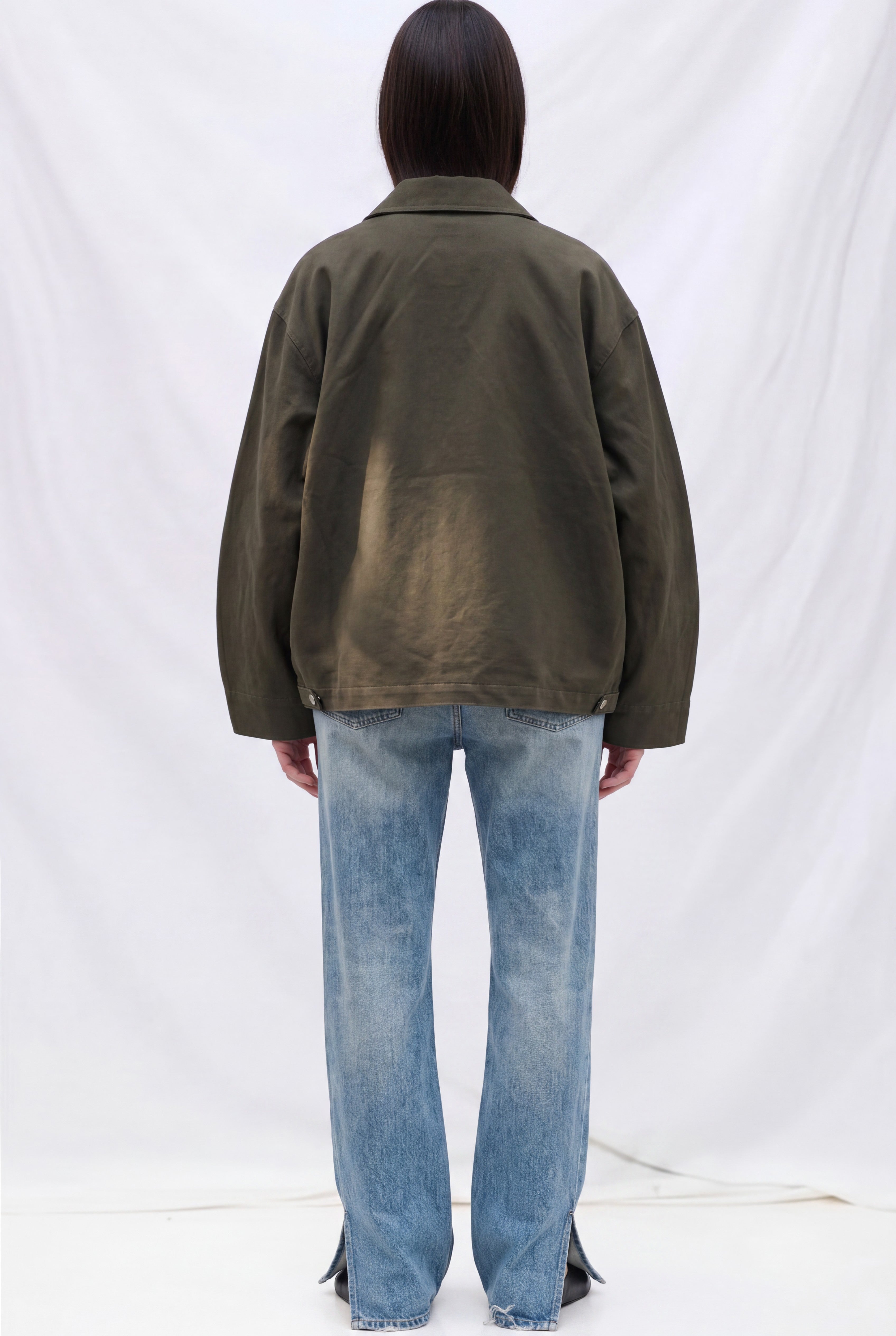 Green Wax Fireman Box Jacket