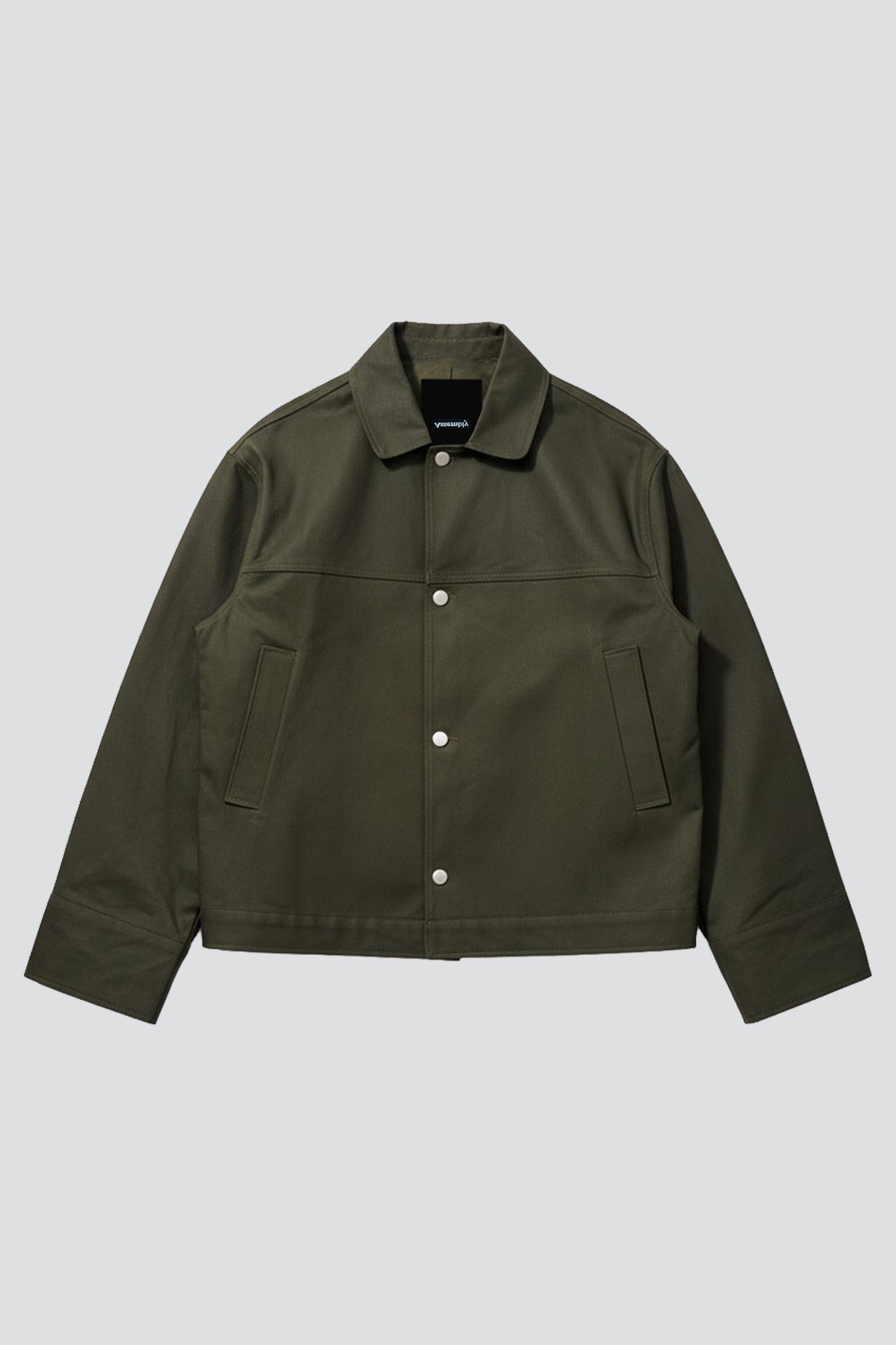 Green Wax Fireman Box Jacket