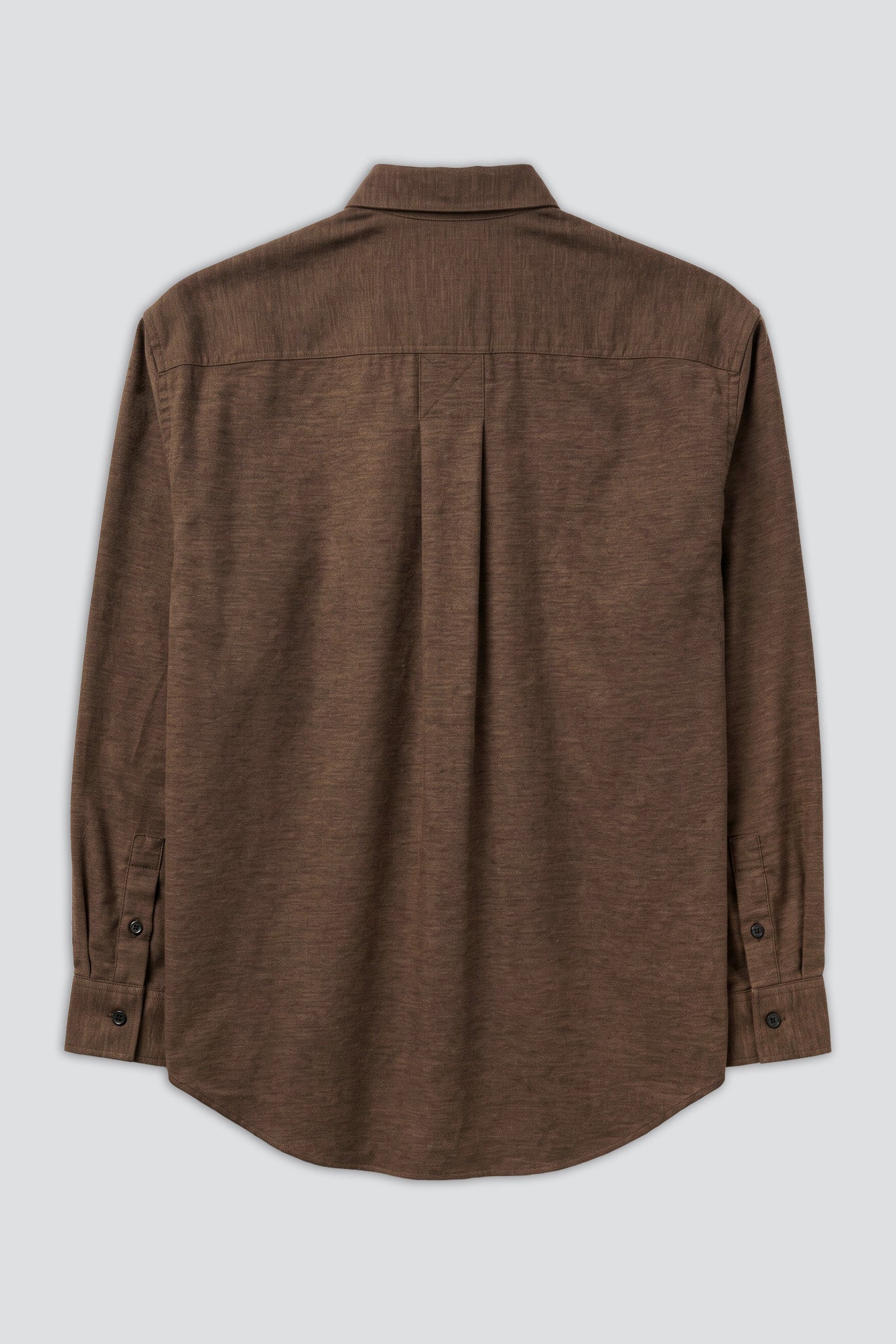 Heather Brown Rayon Easy Shirt
