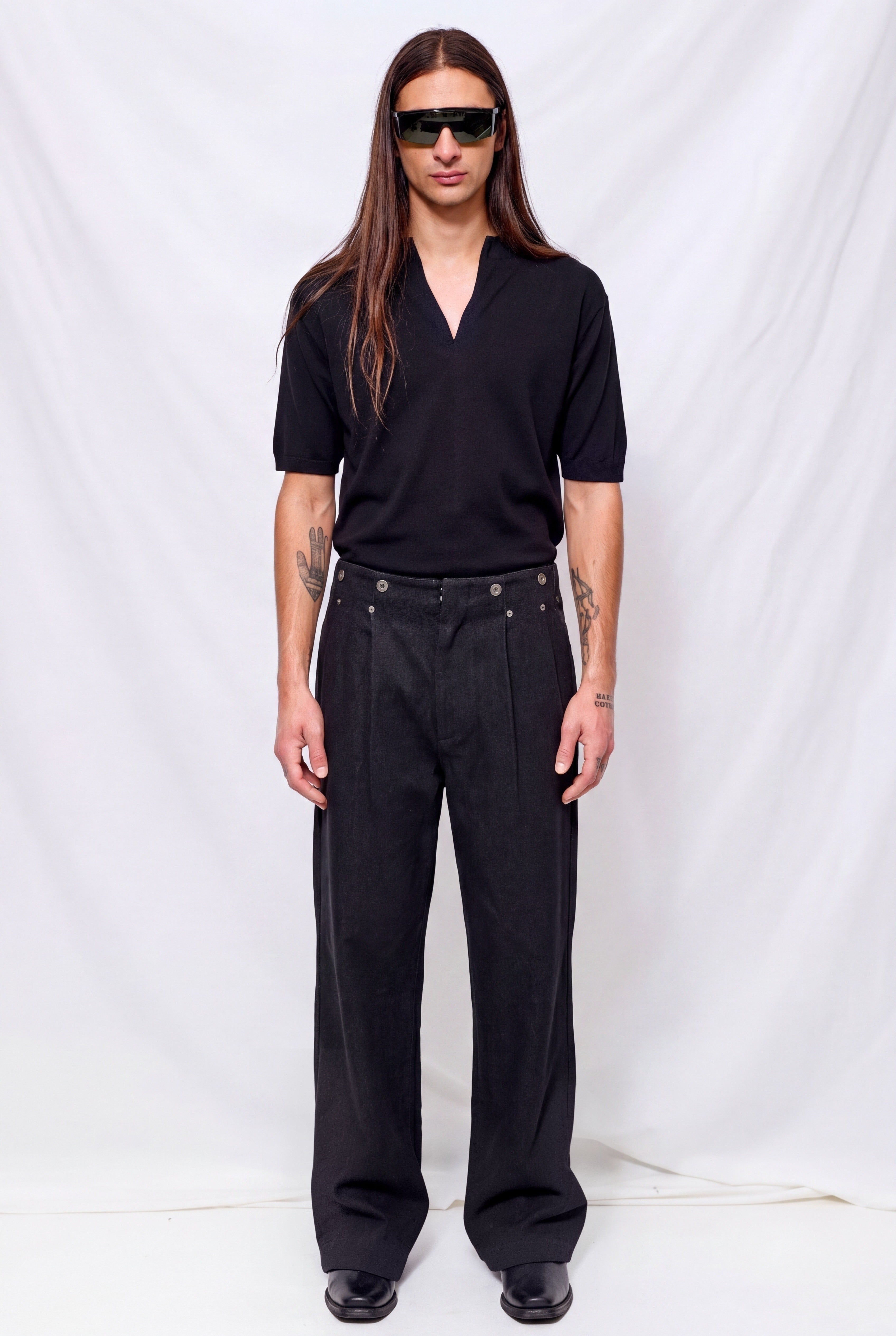 Black Denim Winslow Trouser