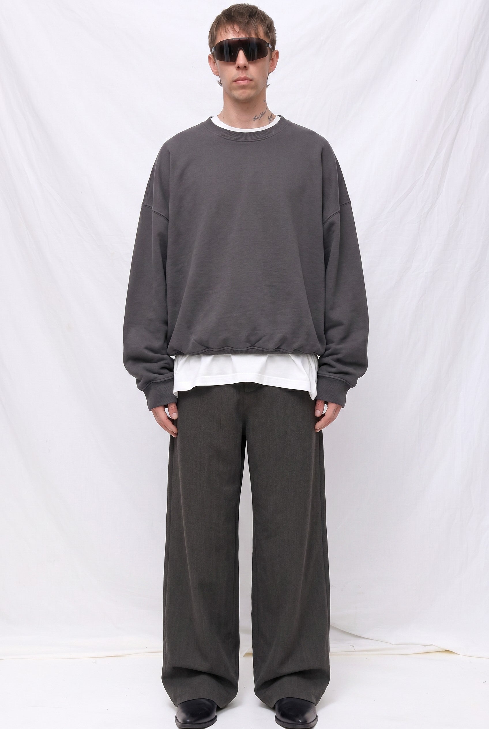 Shadow Cropped Crewneck