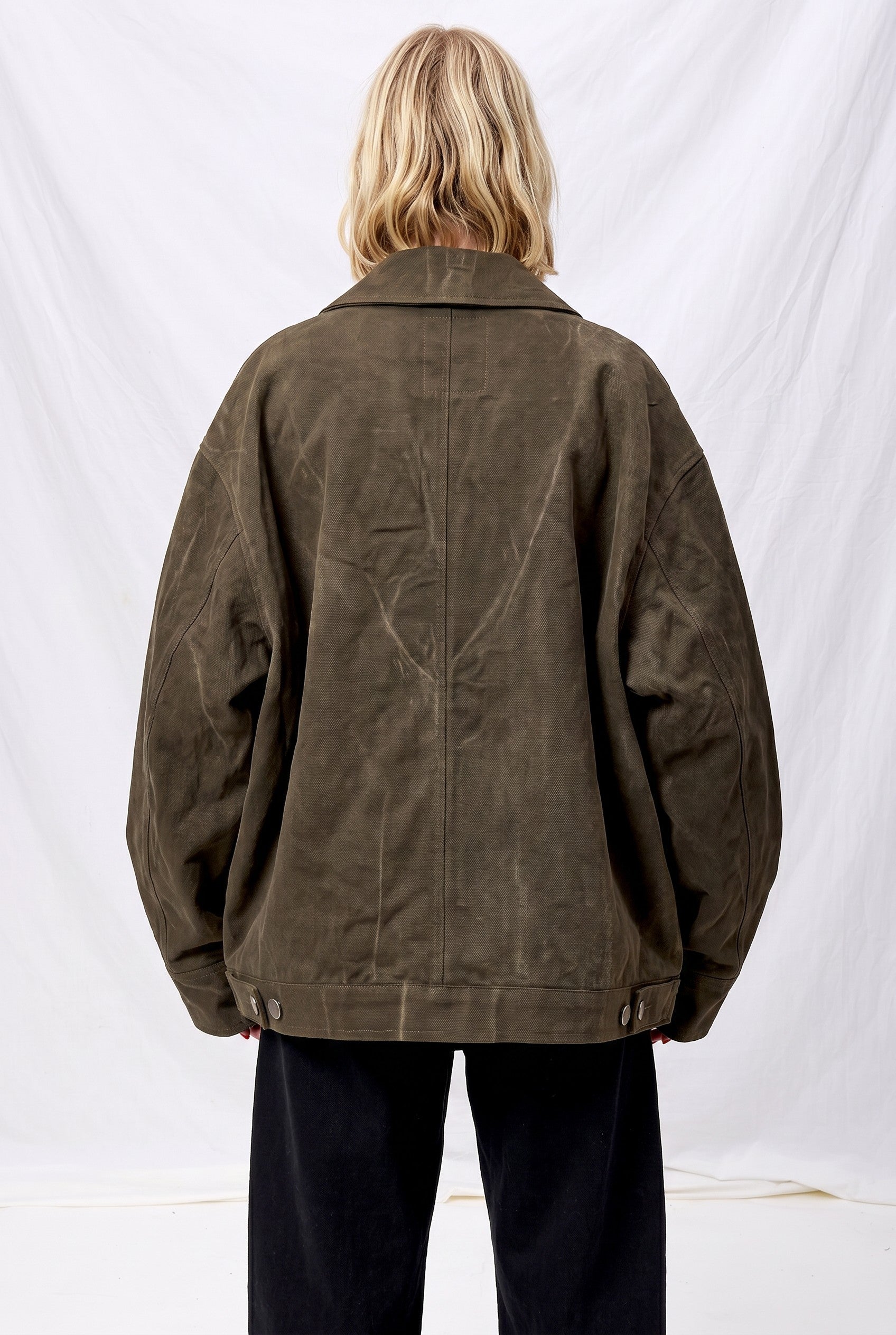 Brown Denim Fireman Box Jacket