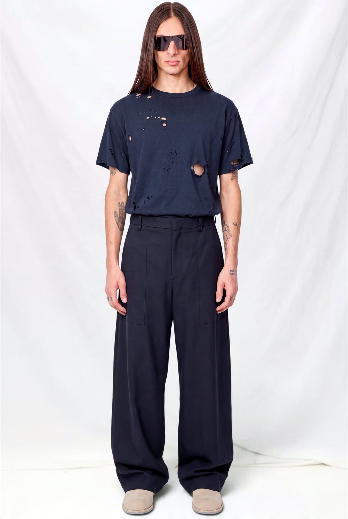 Black Volume Pant