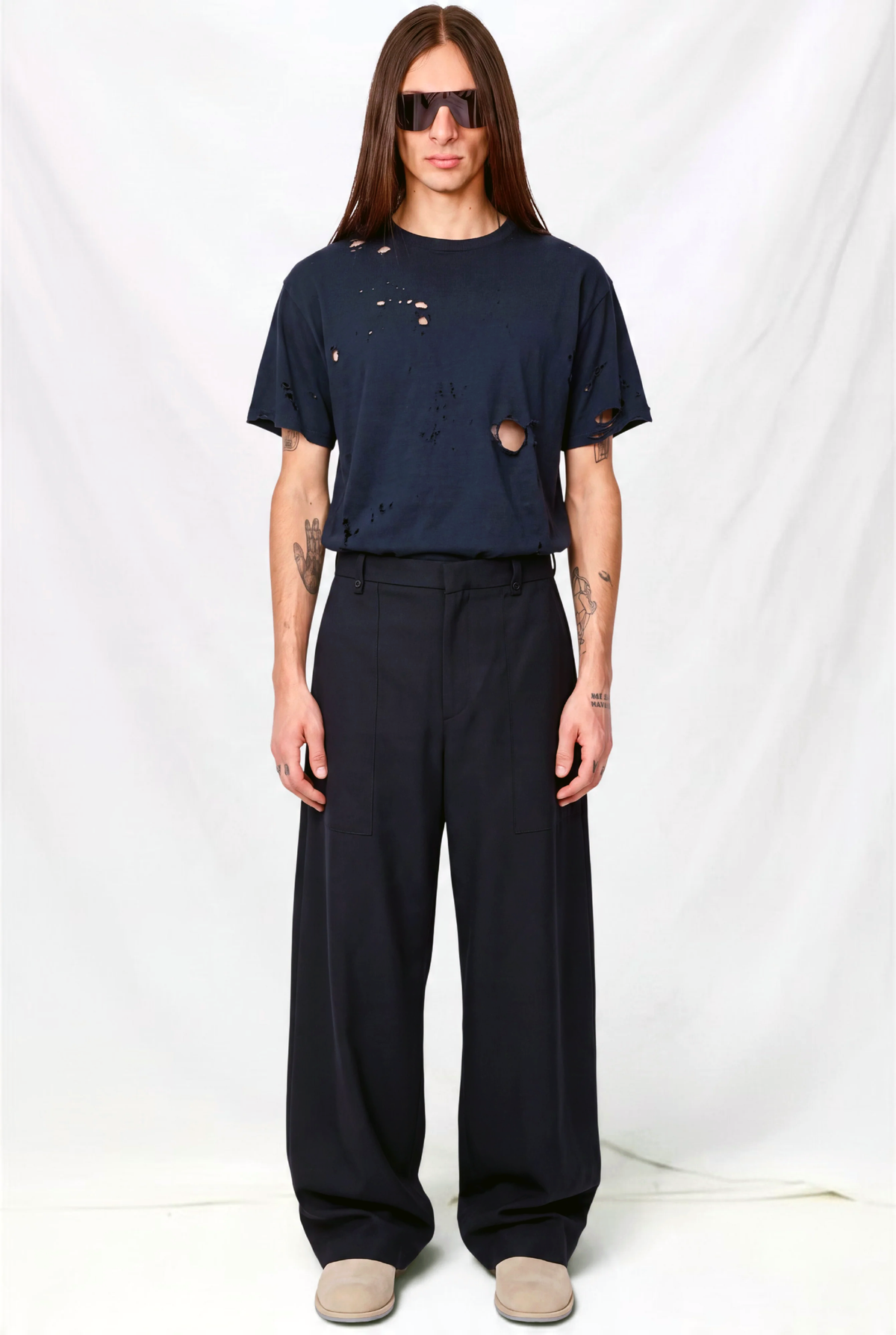 Black Volume Pant