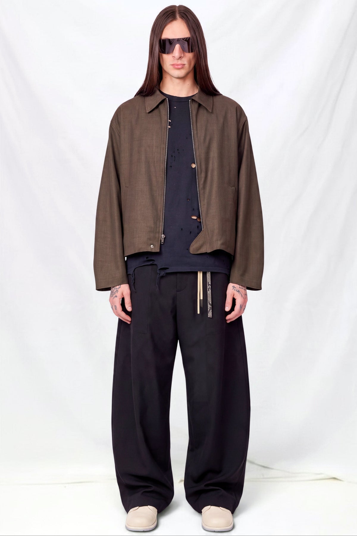 Black Volume Pant