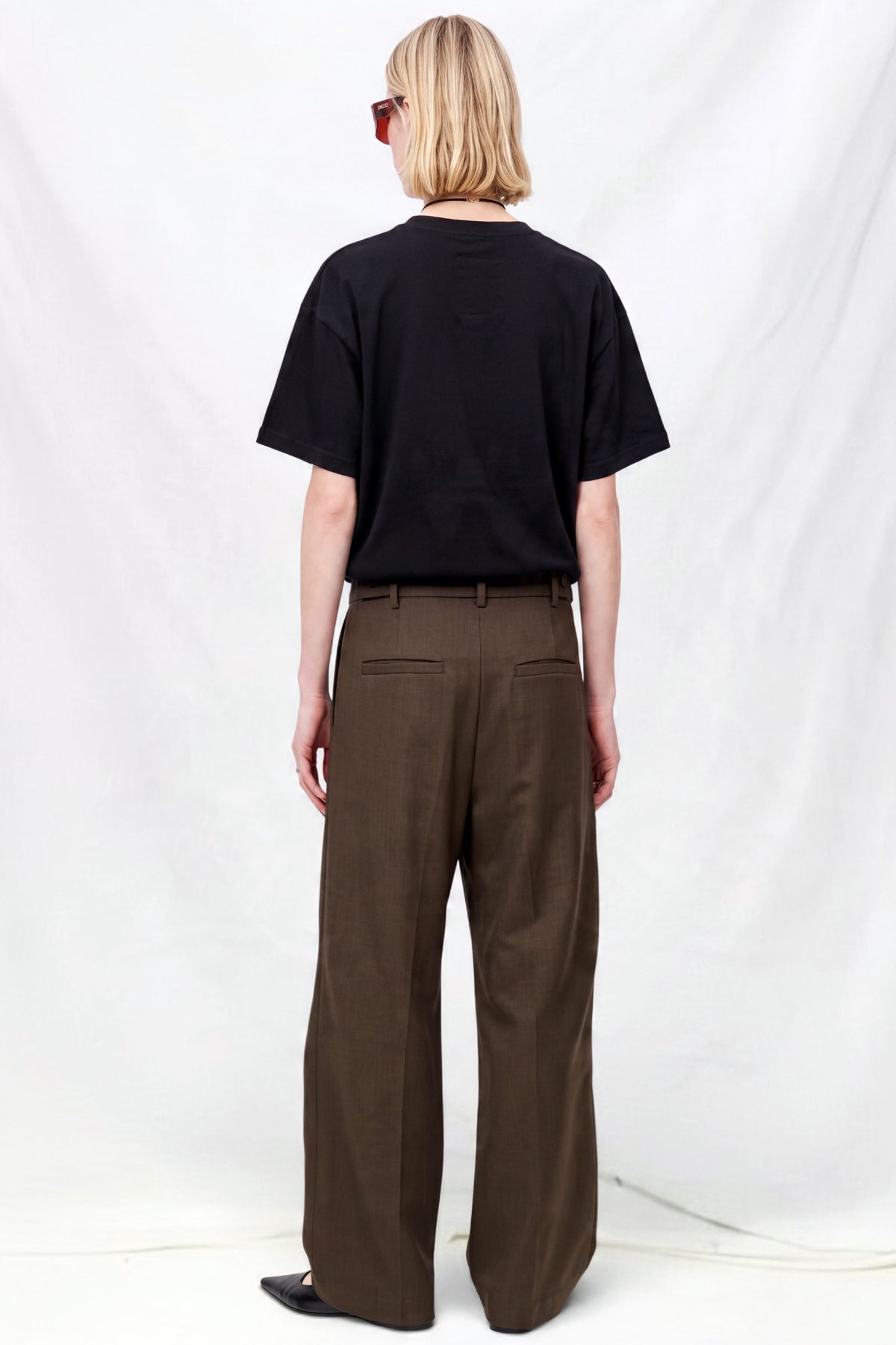Brown Melange Suiting Rare Trouser
