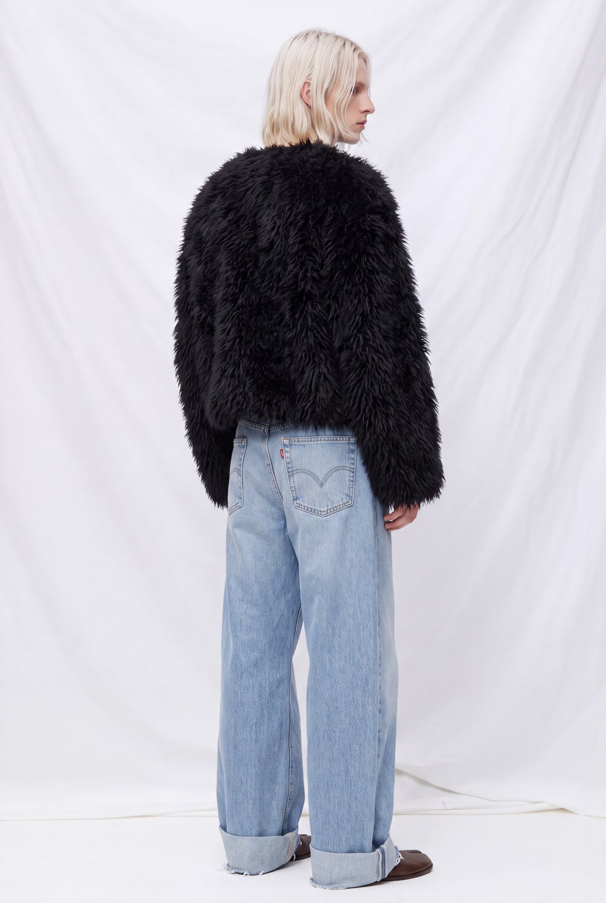 Black Crop Meteor Jacket