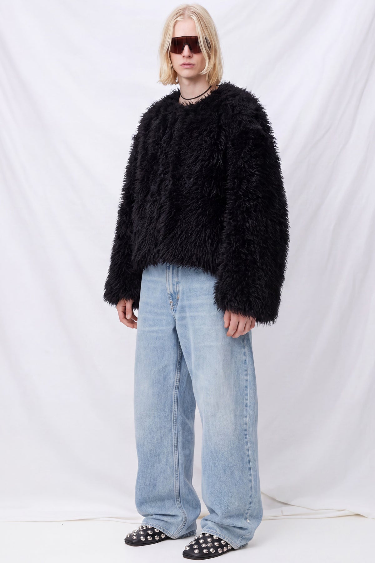 Black Crop Meteor Jacket