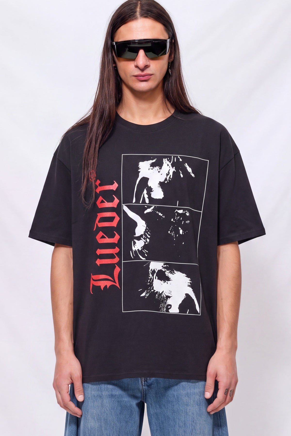 Black Lueder Band Tee