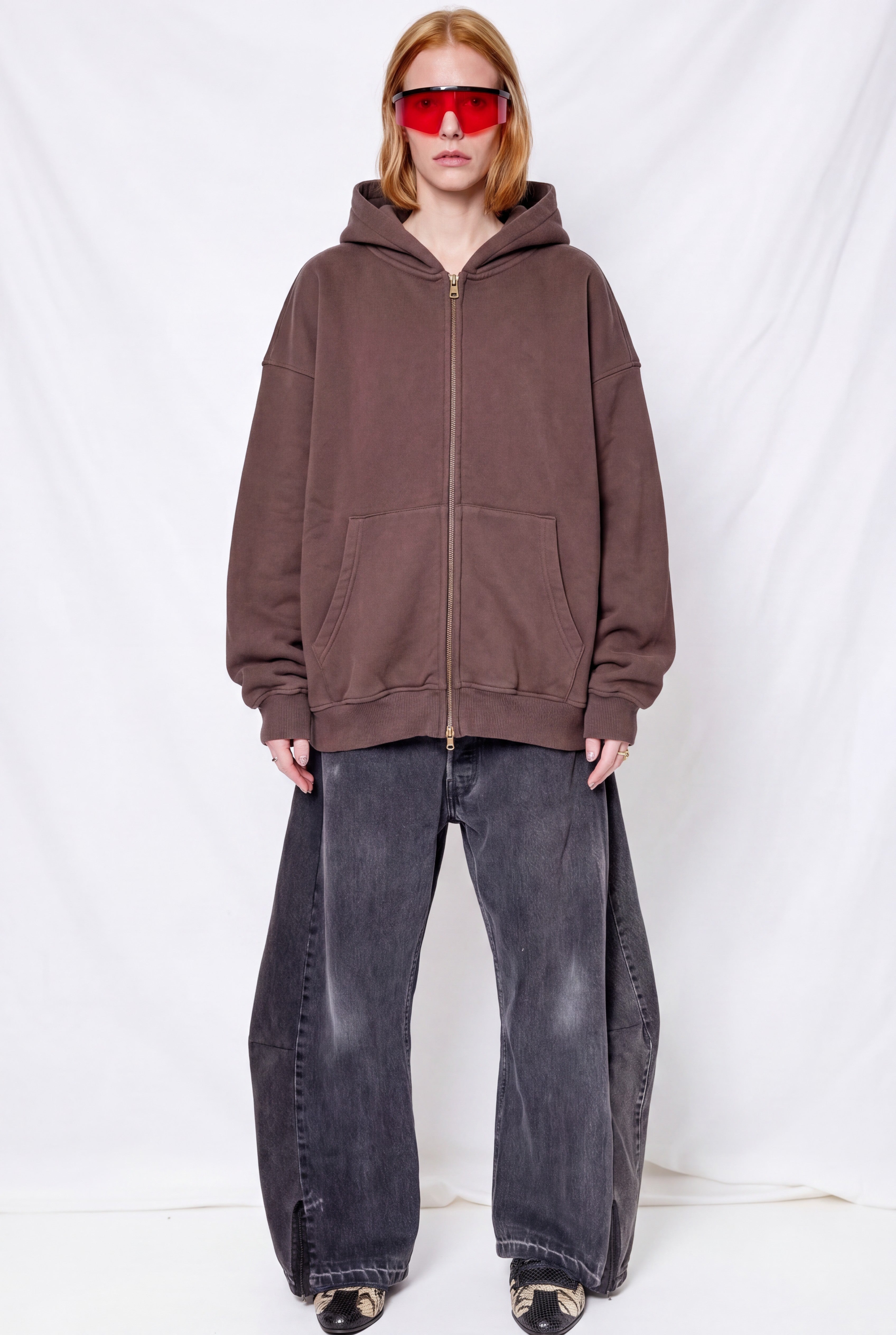 Chocolate Zip Hoodie