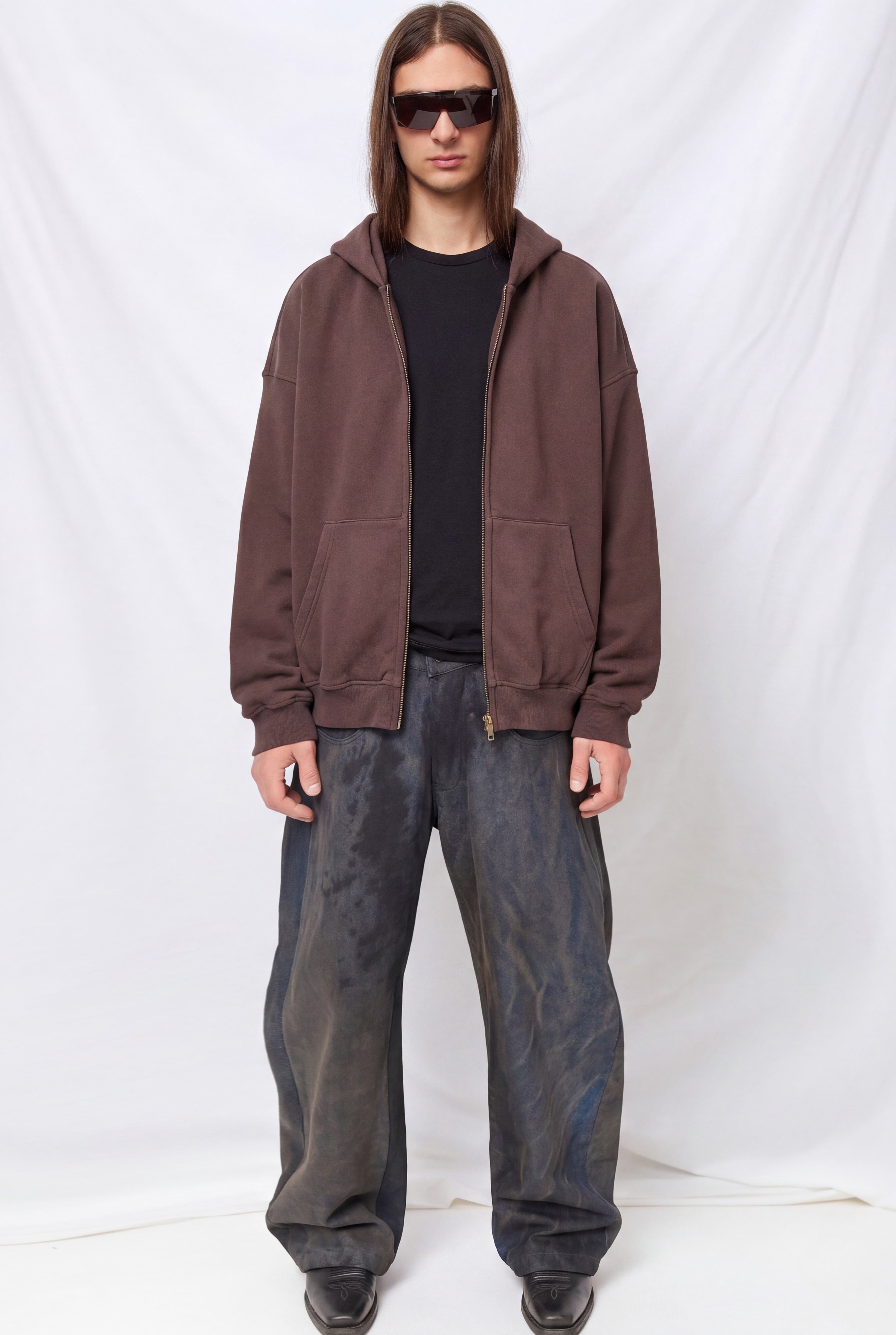 Chocolate Zip Hoodie