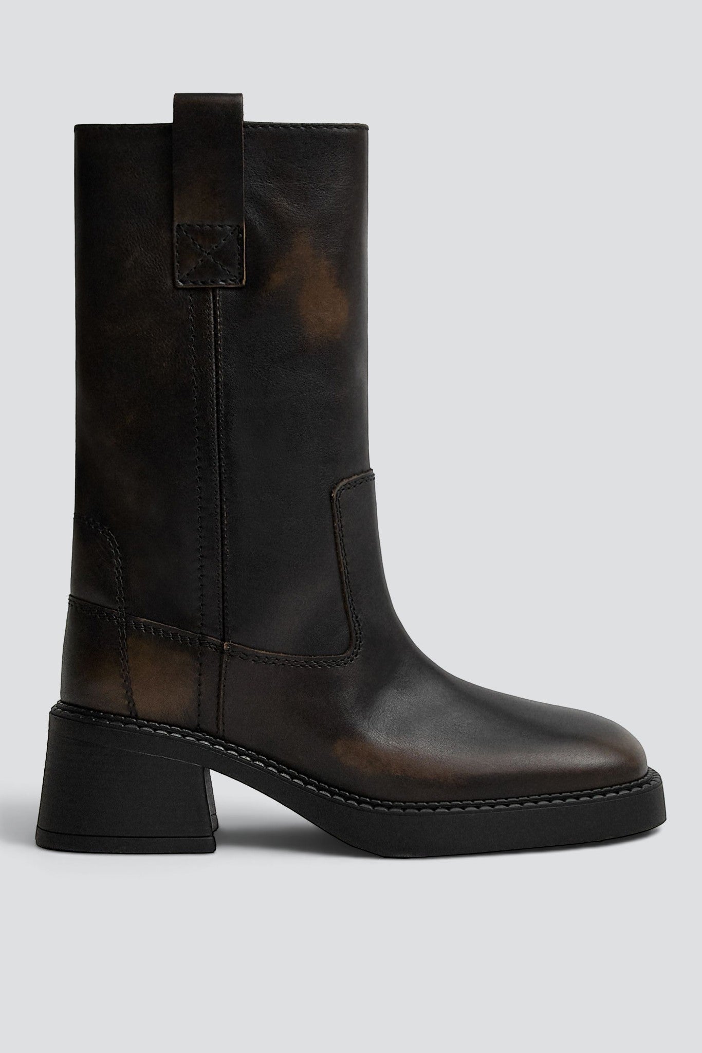 Brushed Brown Inaya Ankle Boot
