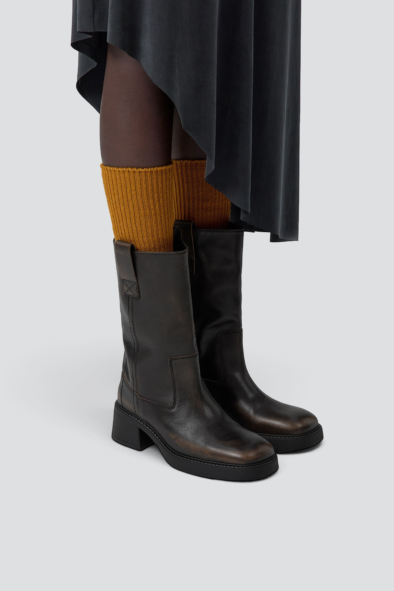 Brushed Brown Inaya Ankle Boot